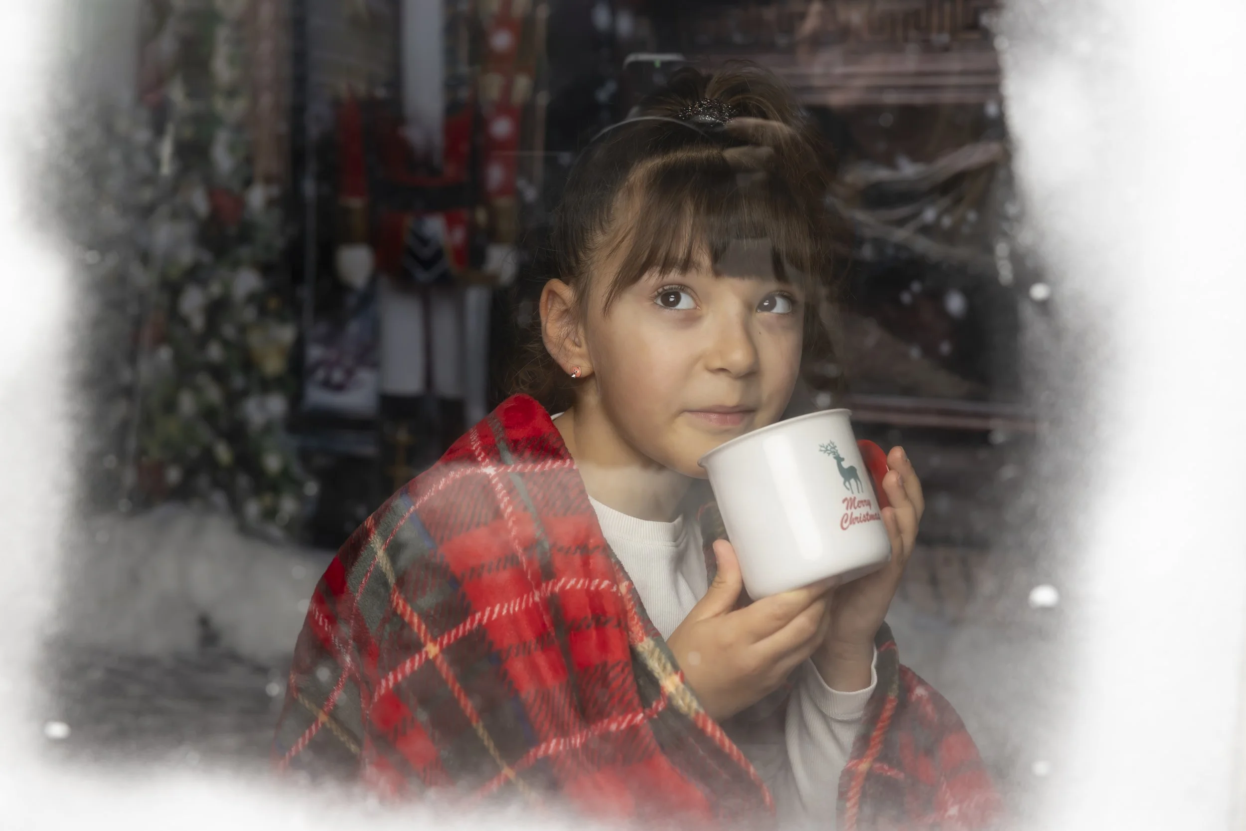 Portrait d’enfant réalisé lors d’une mini-séance de Noël dans mon studio photo à Treillières proche de Nantes. Une ambiance douce et lumineuse pour des souvenirs authentiques de votre enfant.