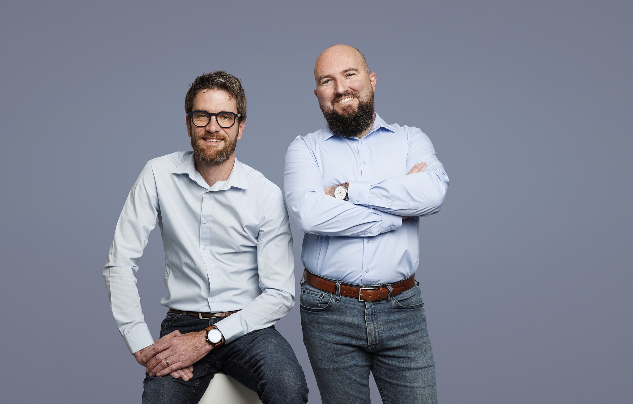 Portrait professionnel corporate réalisé à Nantes pour associés et entrepreneurs.