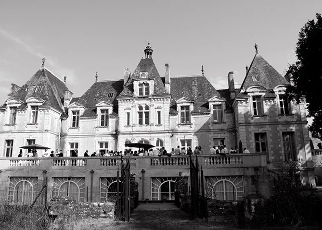 photo prise pendant un cocktail au château de Vair 