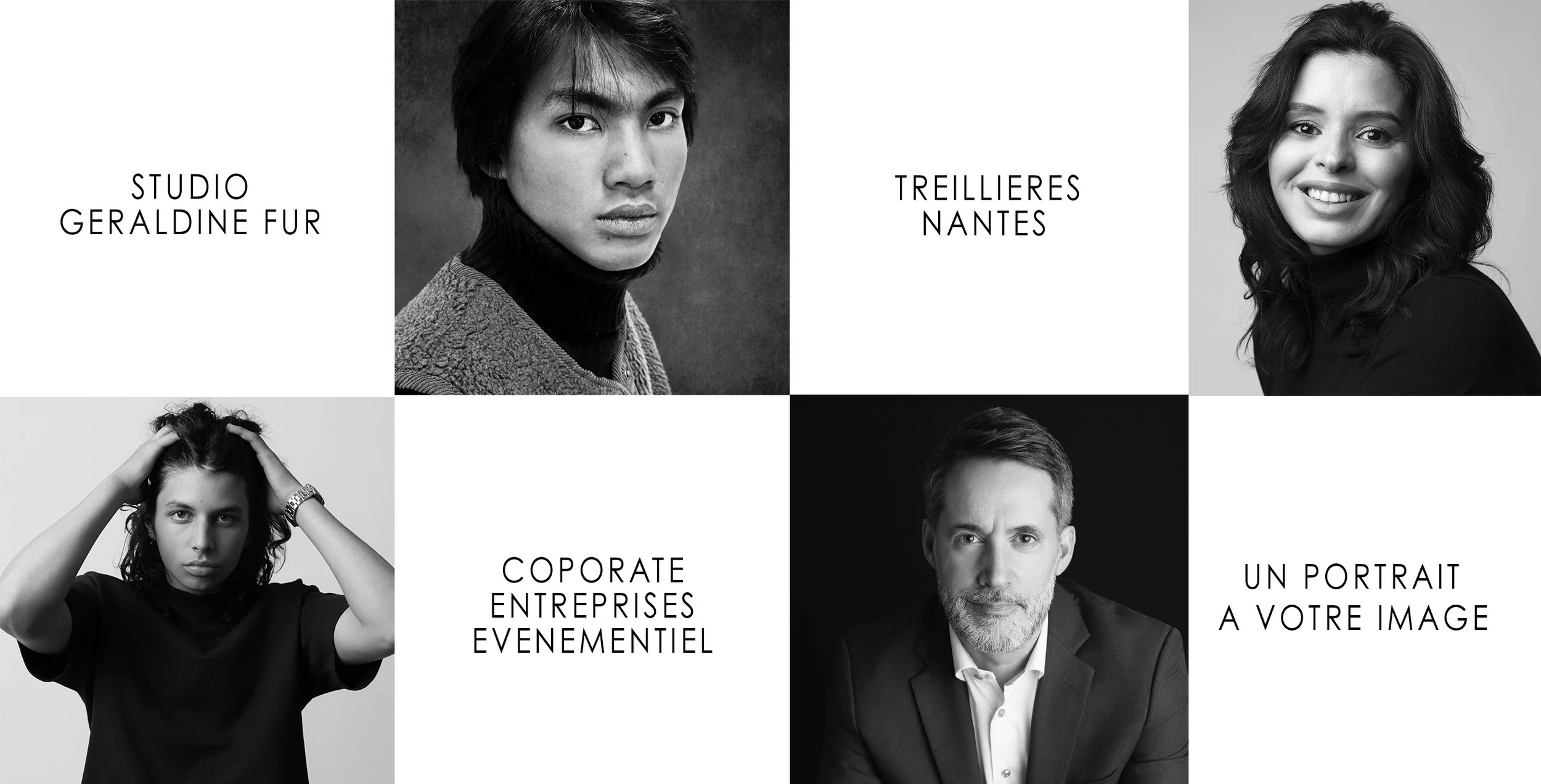 photos de portraits corporate noir et blanc prise par une photographe pro à Nantes