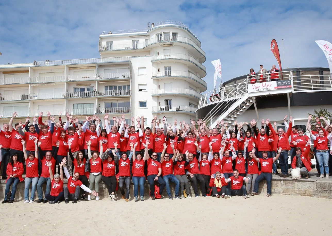 photo de groupe réalisée par un photographe pour  une entreprise