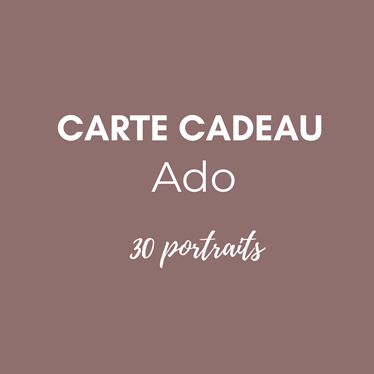 Carte Cadeau Ado 30 portraits