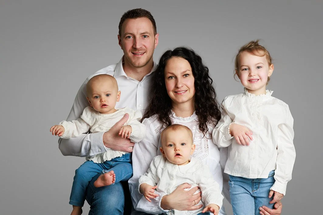 portrait de famille réalisé à Nantes.
