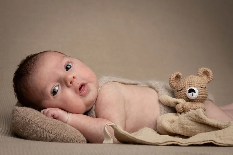 séance photo bébé dans un studio photo à Nantes