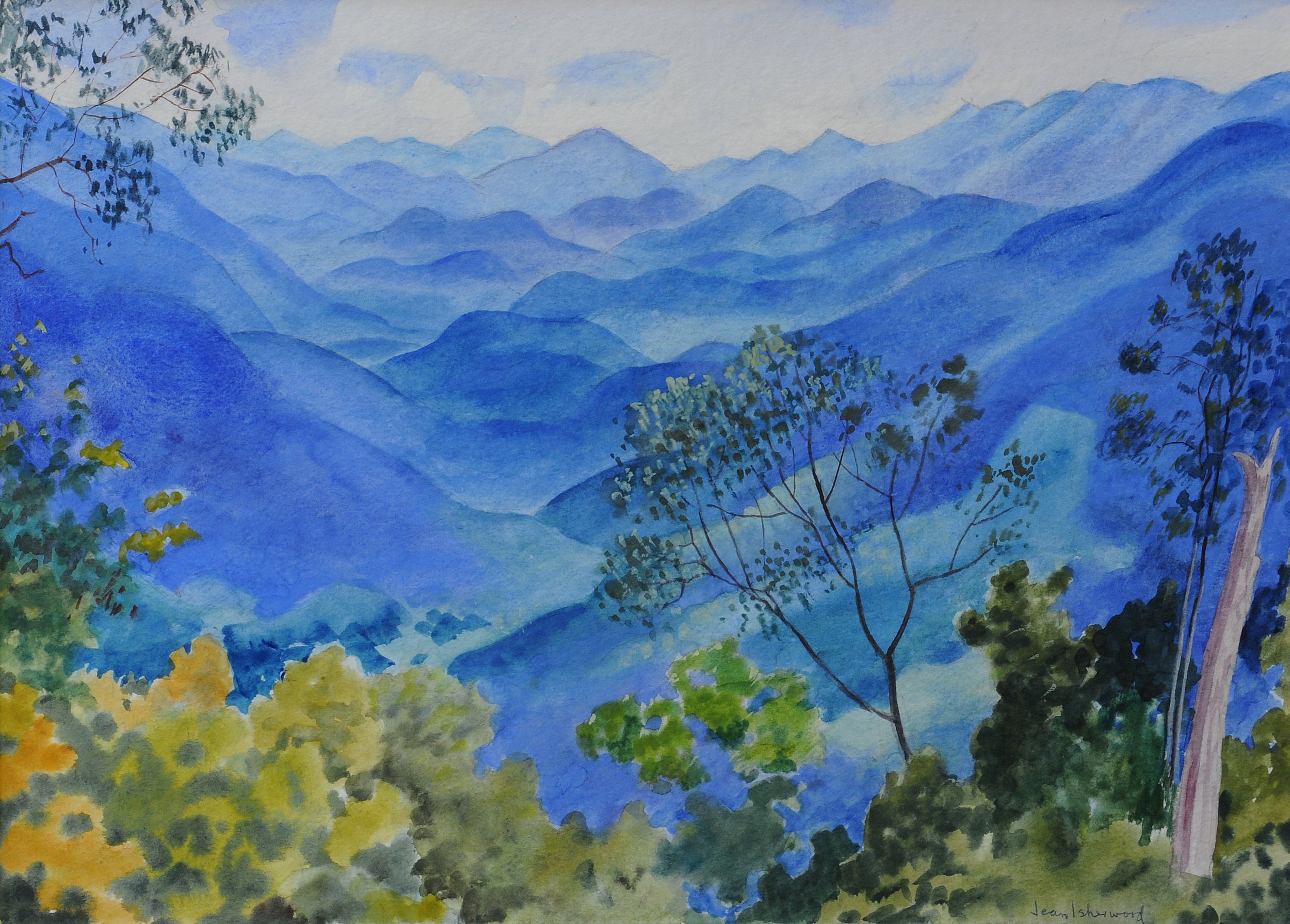 "The sapphire-misted mountains" – on the road from Moonbi to Gloucester, NSW