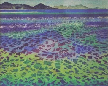 "I love her jewel sea" – beautiful shapes and patterns below the water, foreshore near Townsville, QLD. Jean memorised this scene
because she forgot her camera