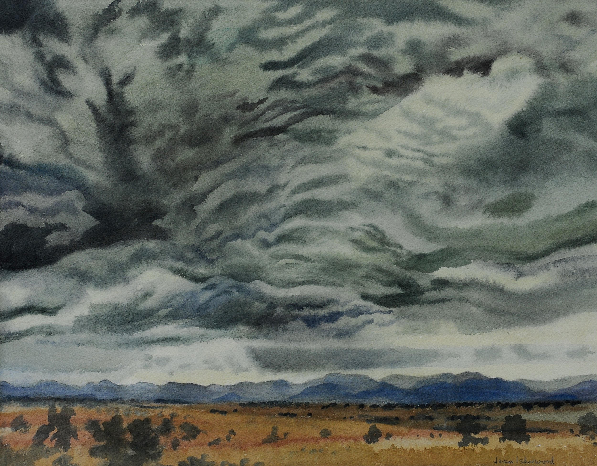 "And then the grey clouds gather" – dramatic wonderful sky approaching Singleton, NSW