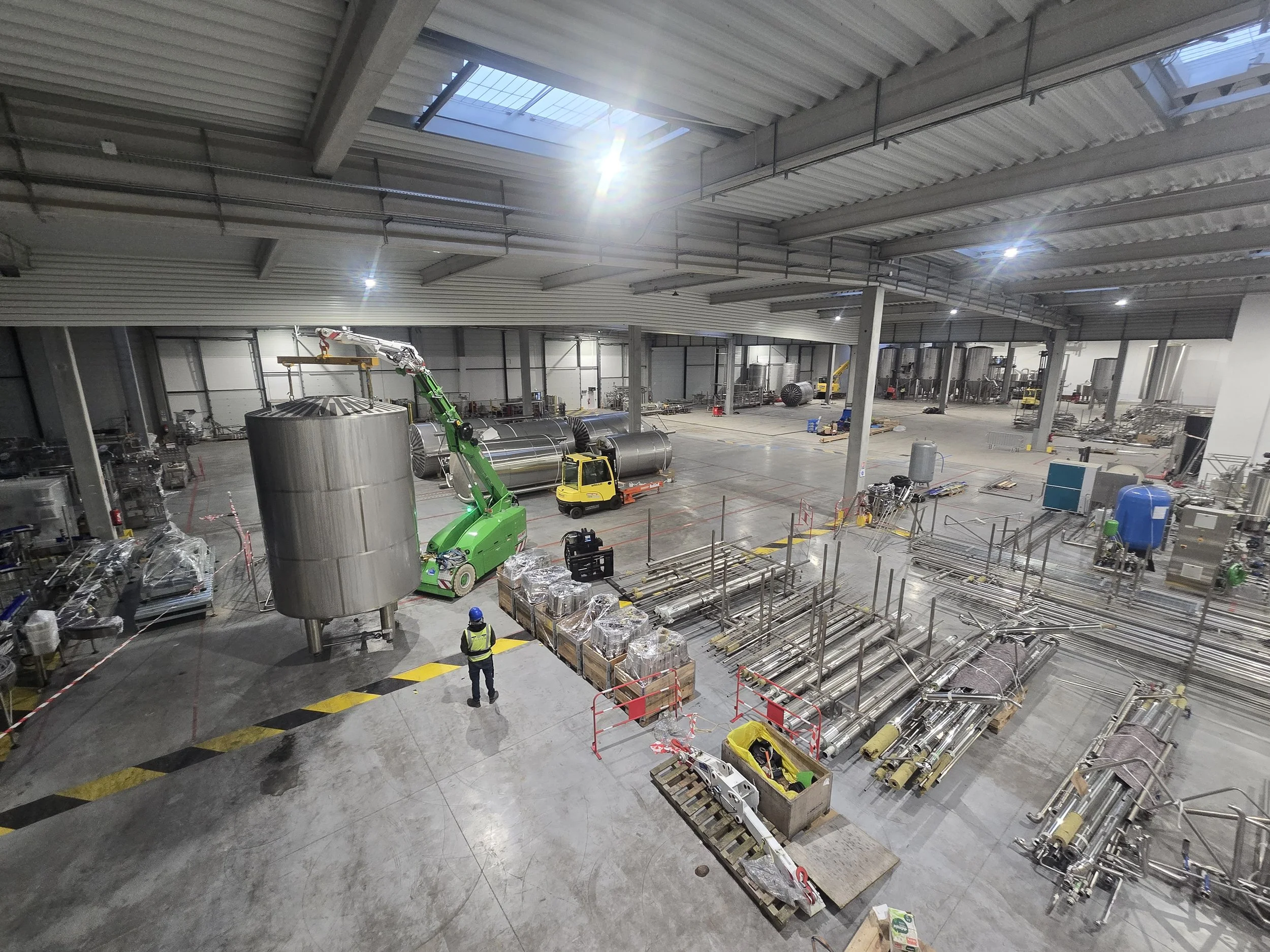 Projet industriel impliquant transfert, montage et démantèlement d’équipements