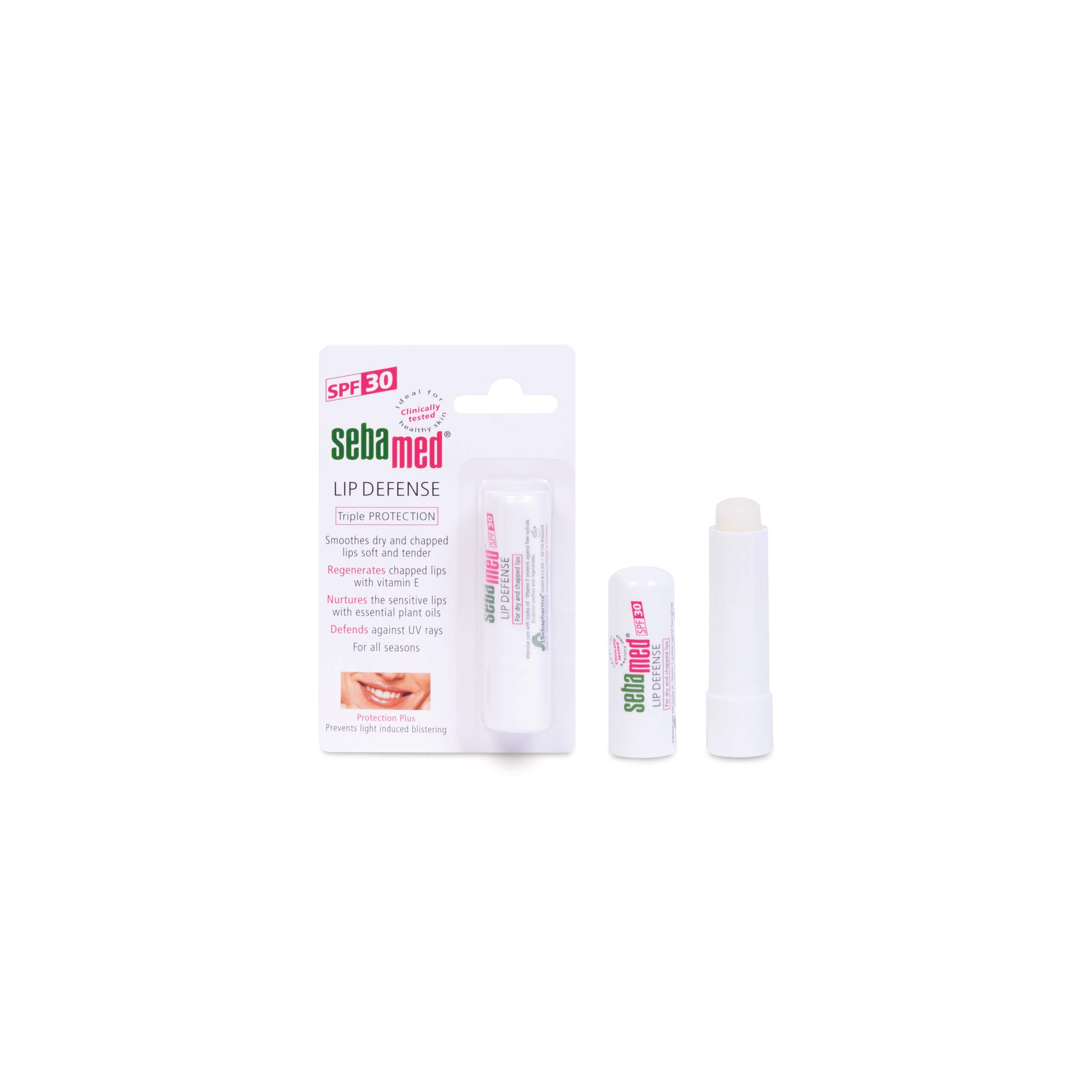 Sebamed Lip Defense Balm SPF 30 | Sensitive Lip Care with UV Protection