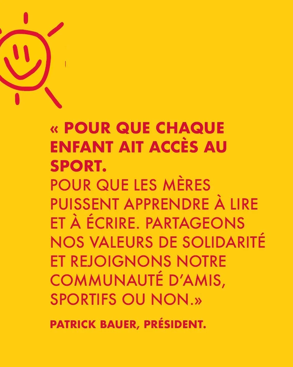 POURQUOI EXISTE NOTRE ASSOCIATION ?

&ldquo;Pour que chaque enfant ait acc&egrave;s au sport. Pour que les m&egrave;res puissent apprendre &agrave; lire et &agrave; &eacute;crire. Partageons nos valeurs de solidarit&eacute; et rejoignons notre commun