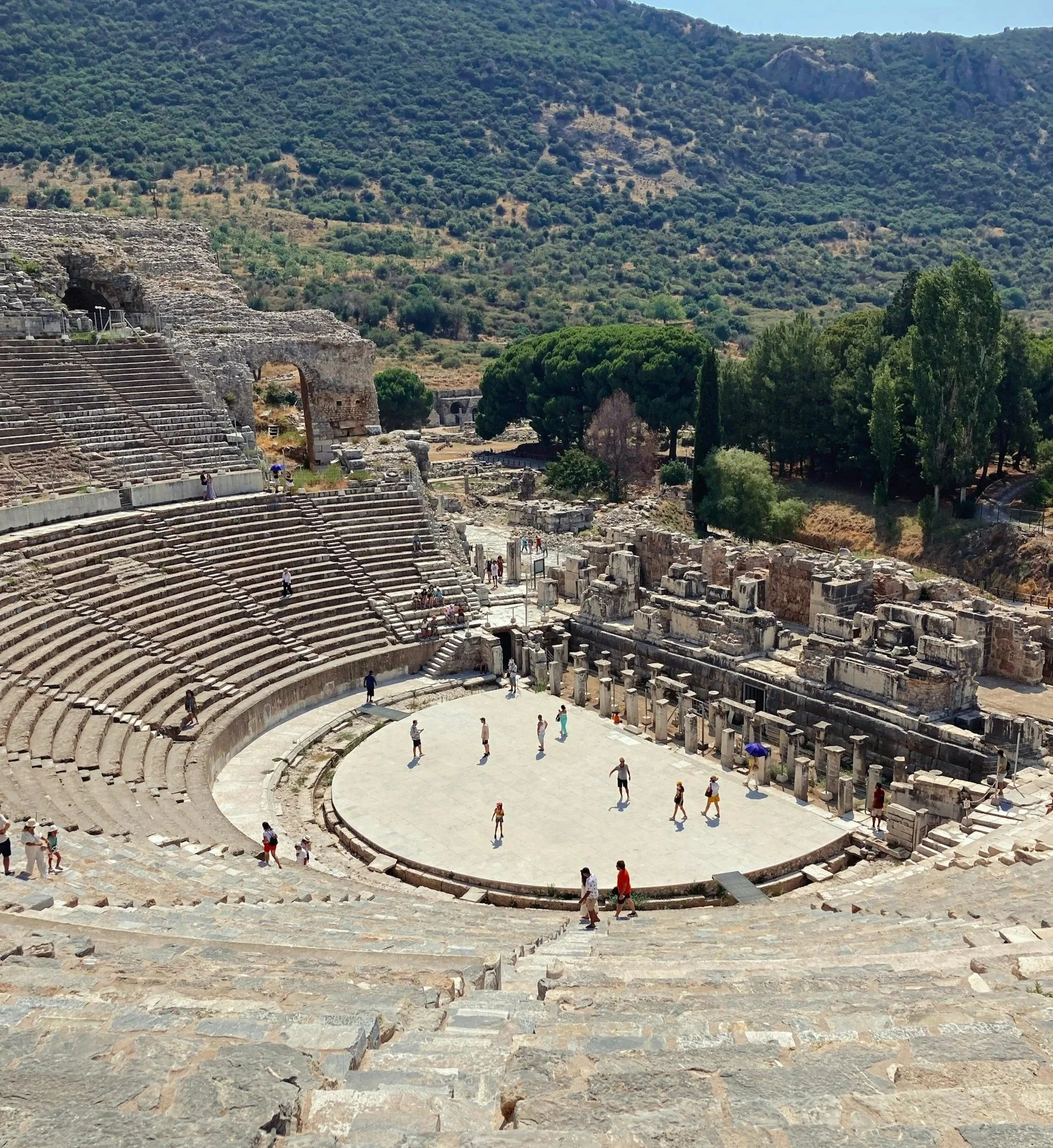 Ephesus theatre, ephesus travel, seven churches of revelation, turkey, ephesus