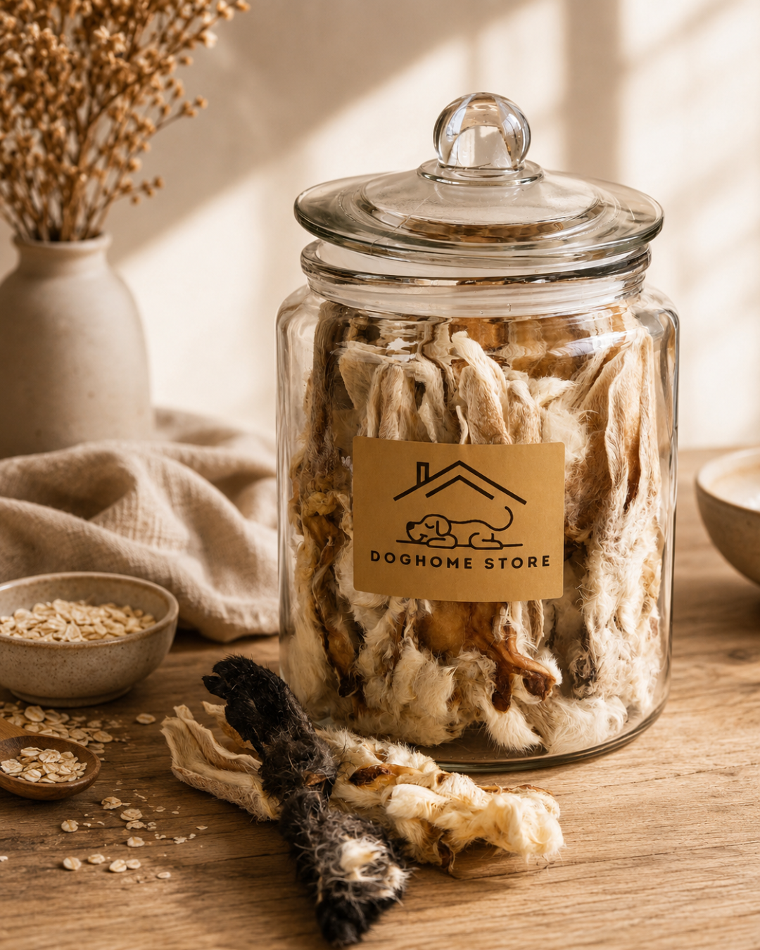 Natural Dog Treats – Hairy Rabbit Ears