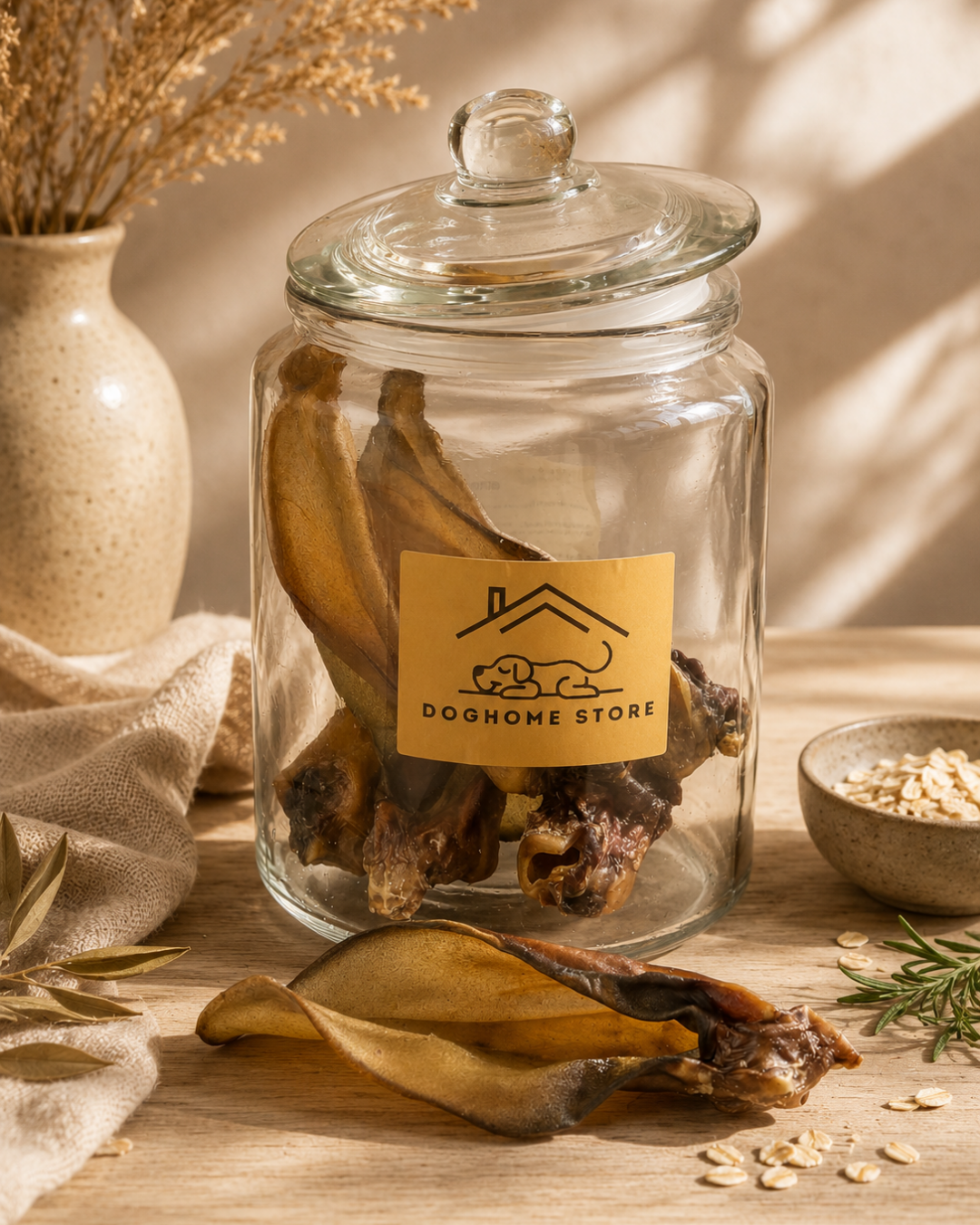 Natural Dog Treats – Beef Ears ( no hair )
