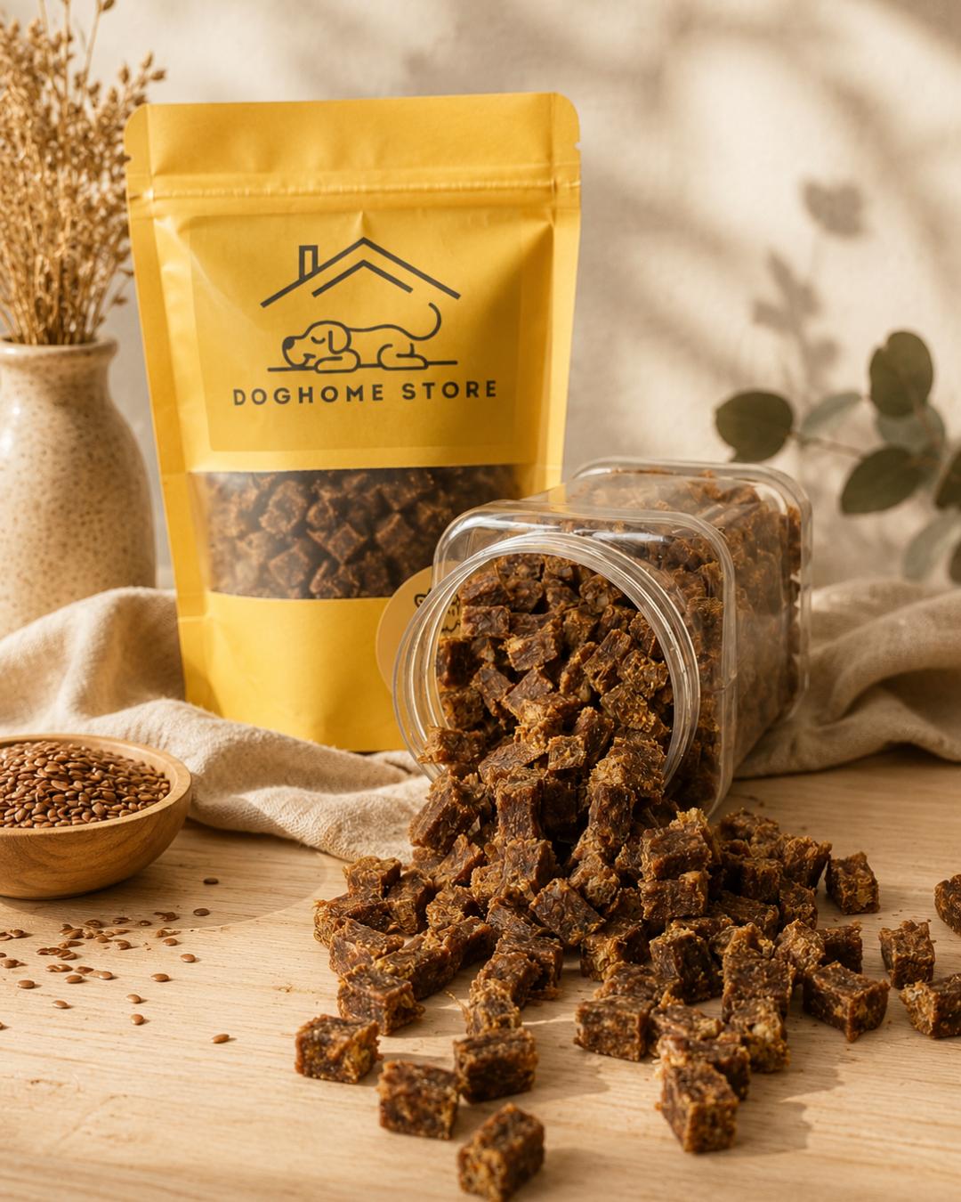 Natural Dog Treats – 200g Cubes Training Treats
