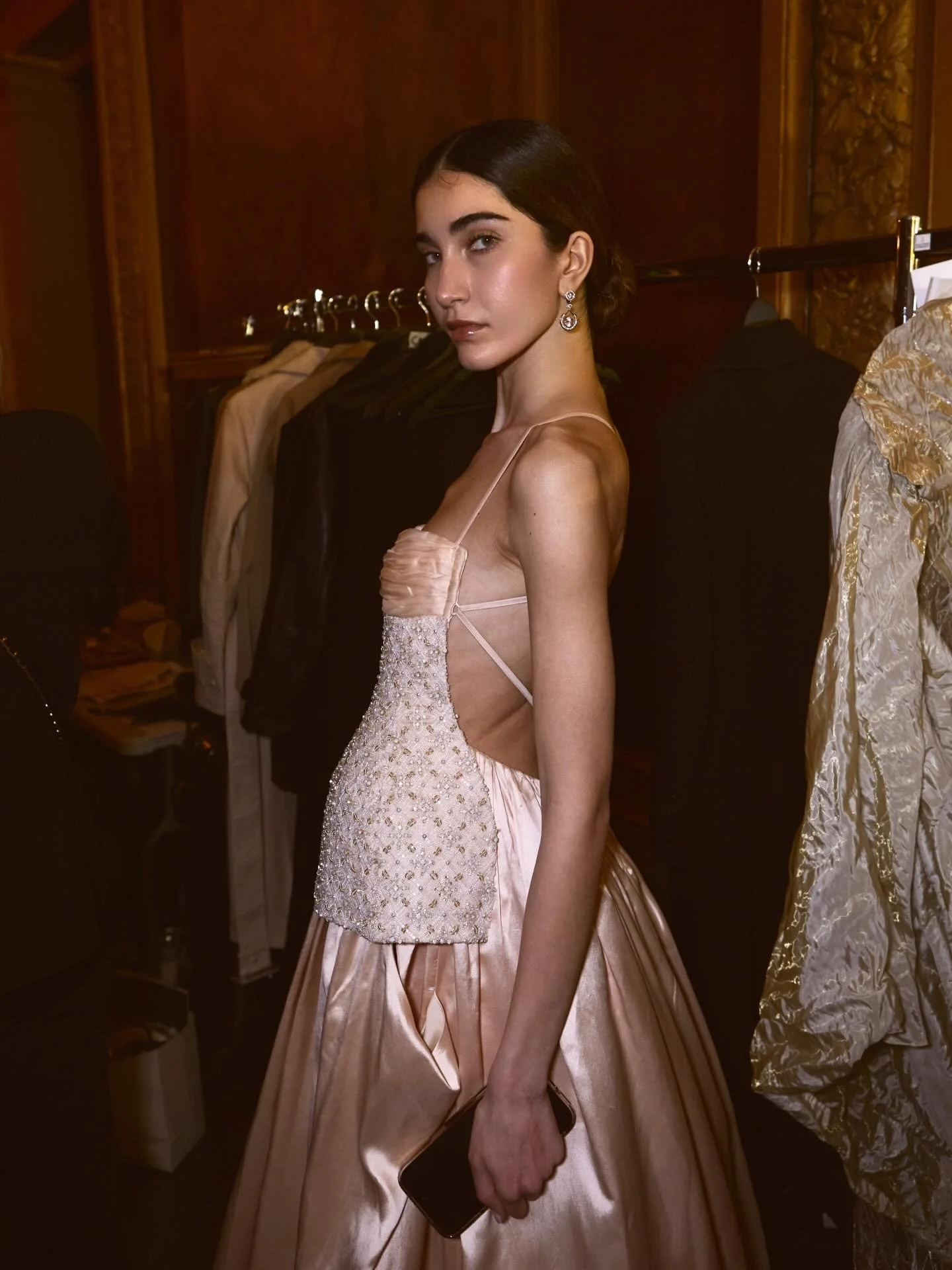 BACKSTAGE @stepanenko_yanis_official during the @parisfashionweek MARCH&rsquo;26 

PARTNERS: 
bags: @lona_prist 
accessories: @lobortas.official 
hats: @martaholod 
shoes: @kachorovska_atelier 

production: @modaproductionsofficial