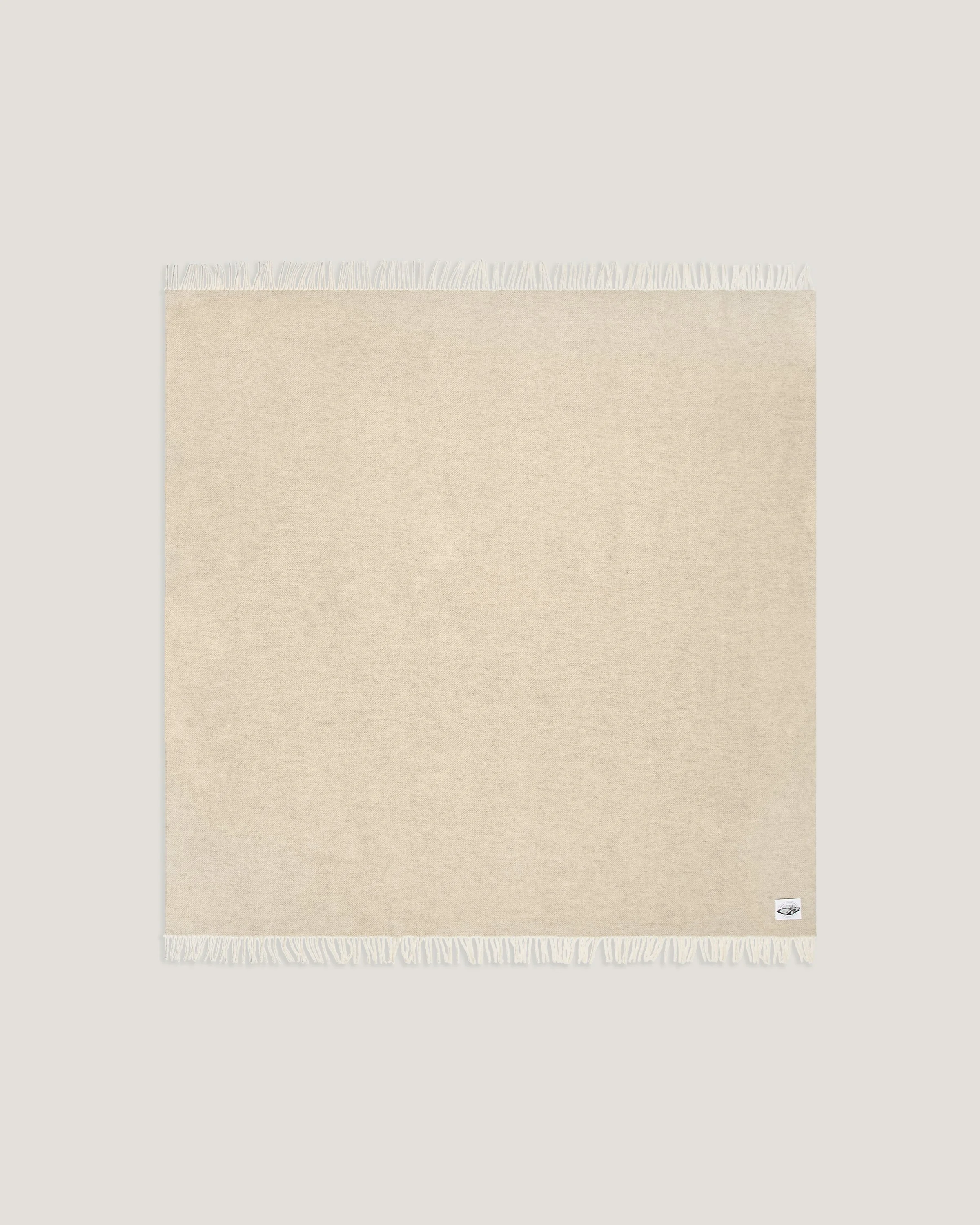 Herringbone Throw in Natural