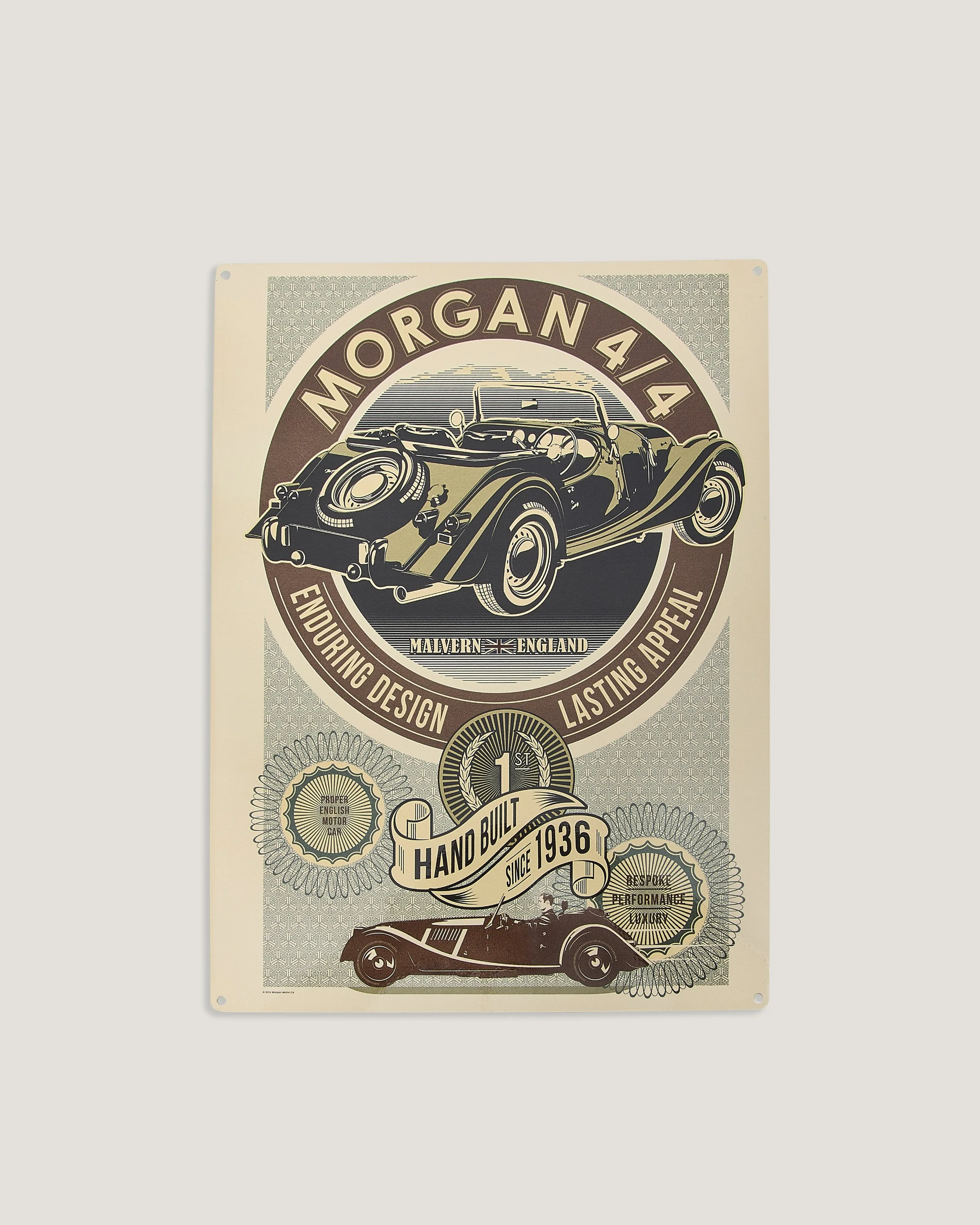 4/4 Enduring Design Metal Sign