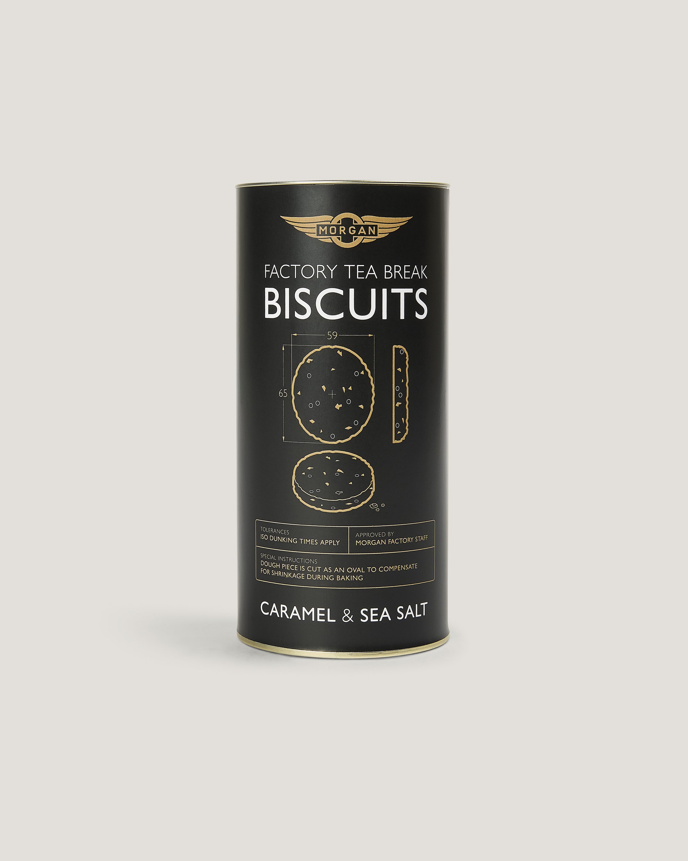 Caramel and sea salt biscuits