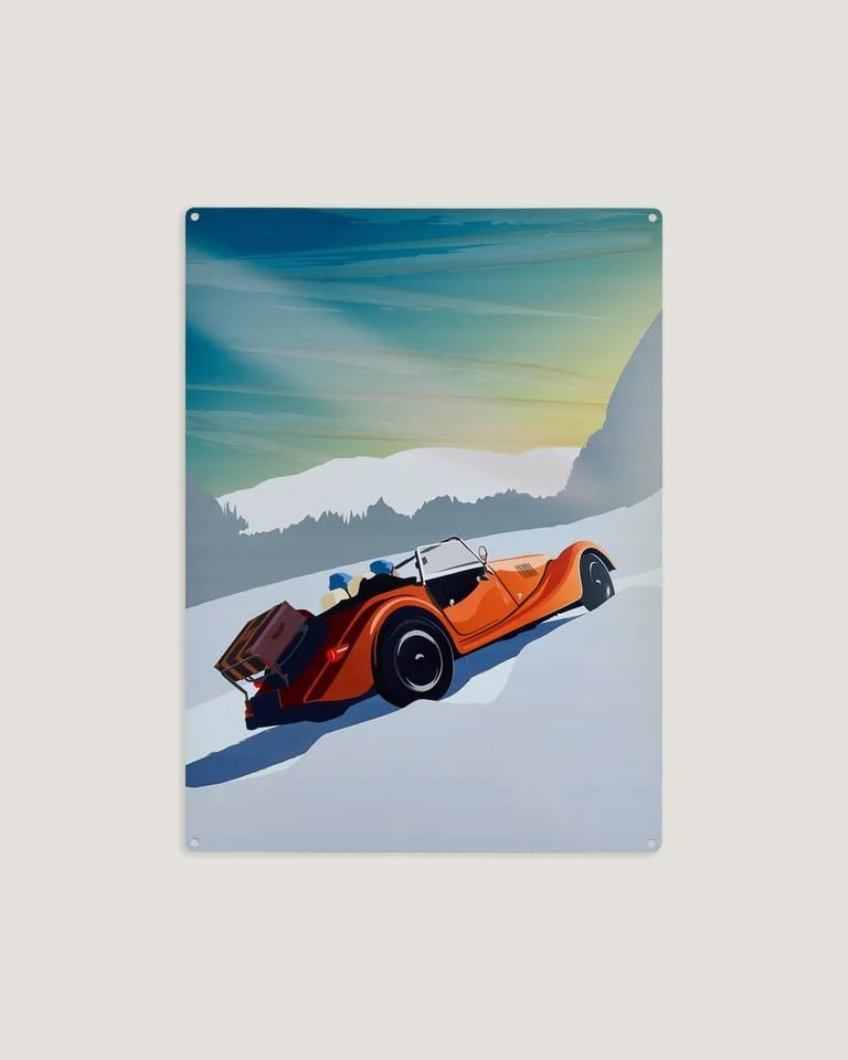 Metal Sign- Snow Scene