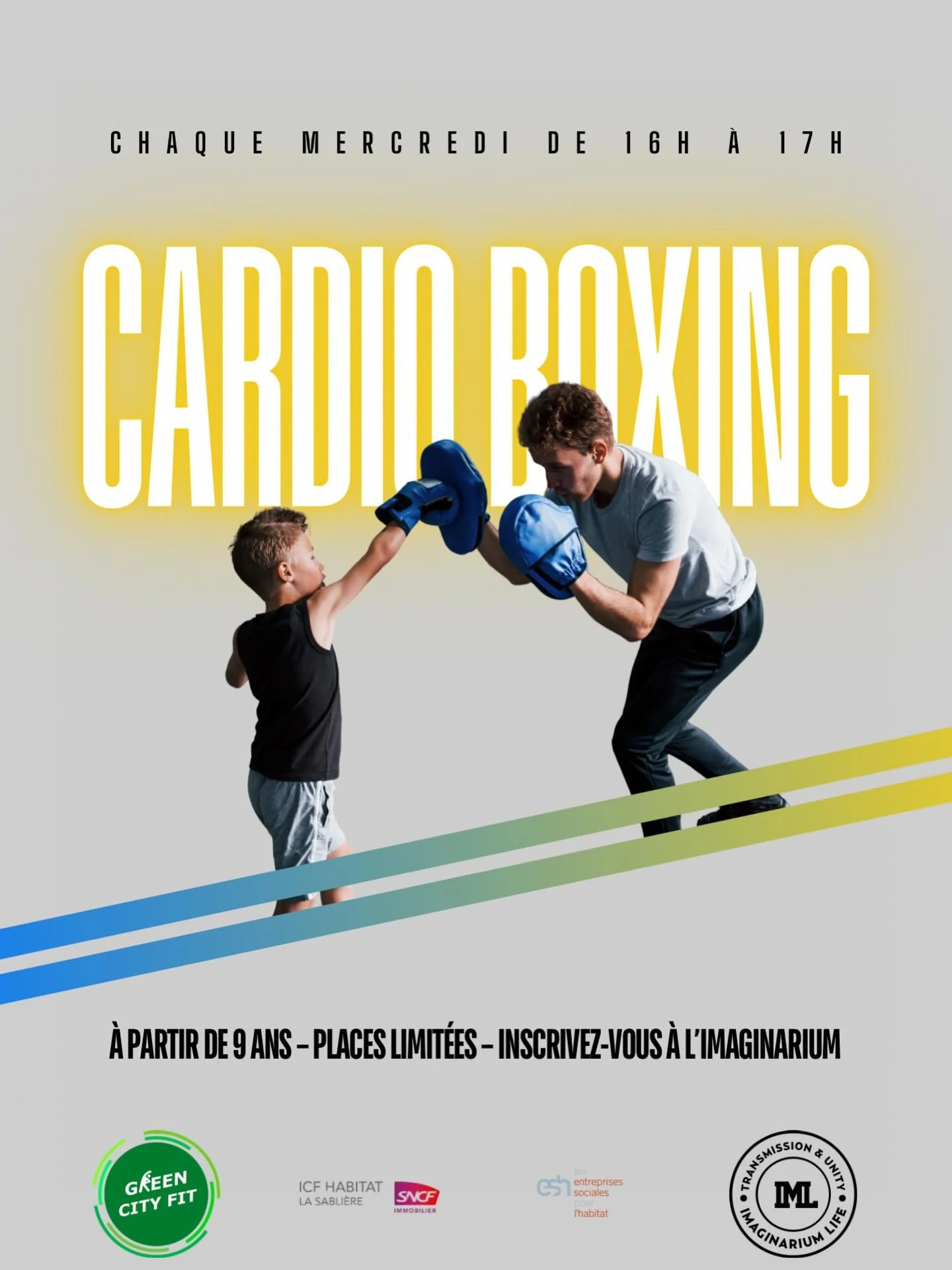 Reprise de nos s&eacute;ances de sport avec @green_city_fit ! 💪 Pour bien d&eacute;marrer l&rsquo;ann&eacute;e, nous vous proposons des s&eacute;ances de cardio boxing 🥊. Alors, qu&rsquo;attends-tu pour rejoindre le ring ?

#neuillysurmarne #cardio