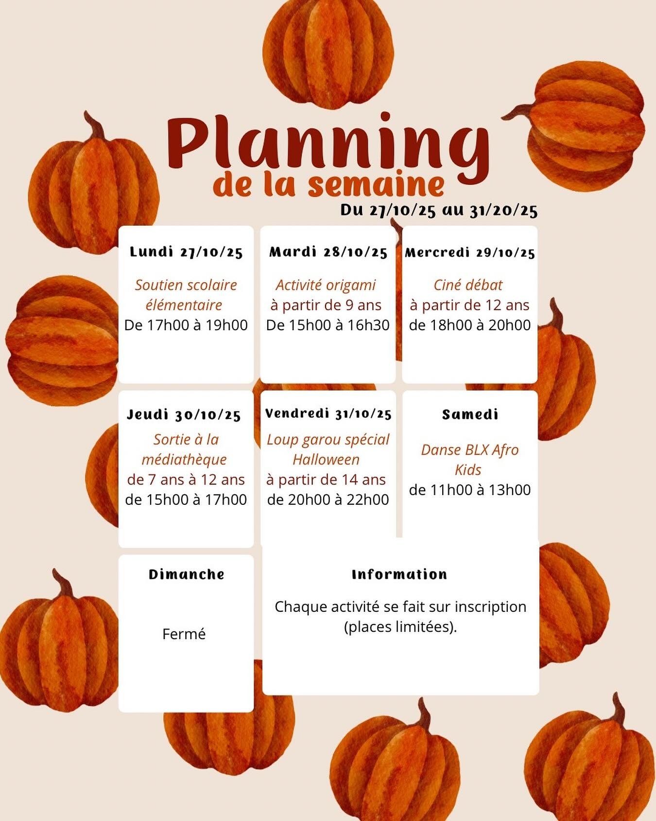 Nous vous accueillerons lors de la deuxi&egrave;me semaine des vacances &agrave; l&rsquo;Imaginarium ! Tr&egrave;s bonnes vacances de la Toussaint &agrave; tous.
#vacances #jeunesse #activit&eacute;s #culture