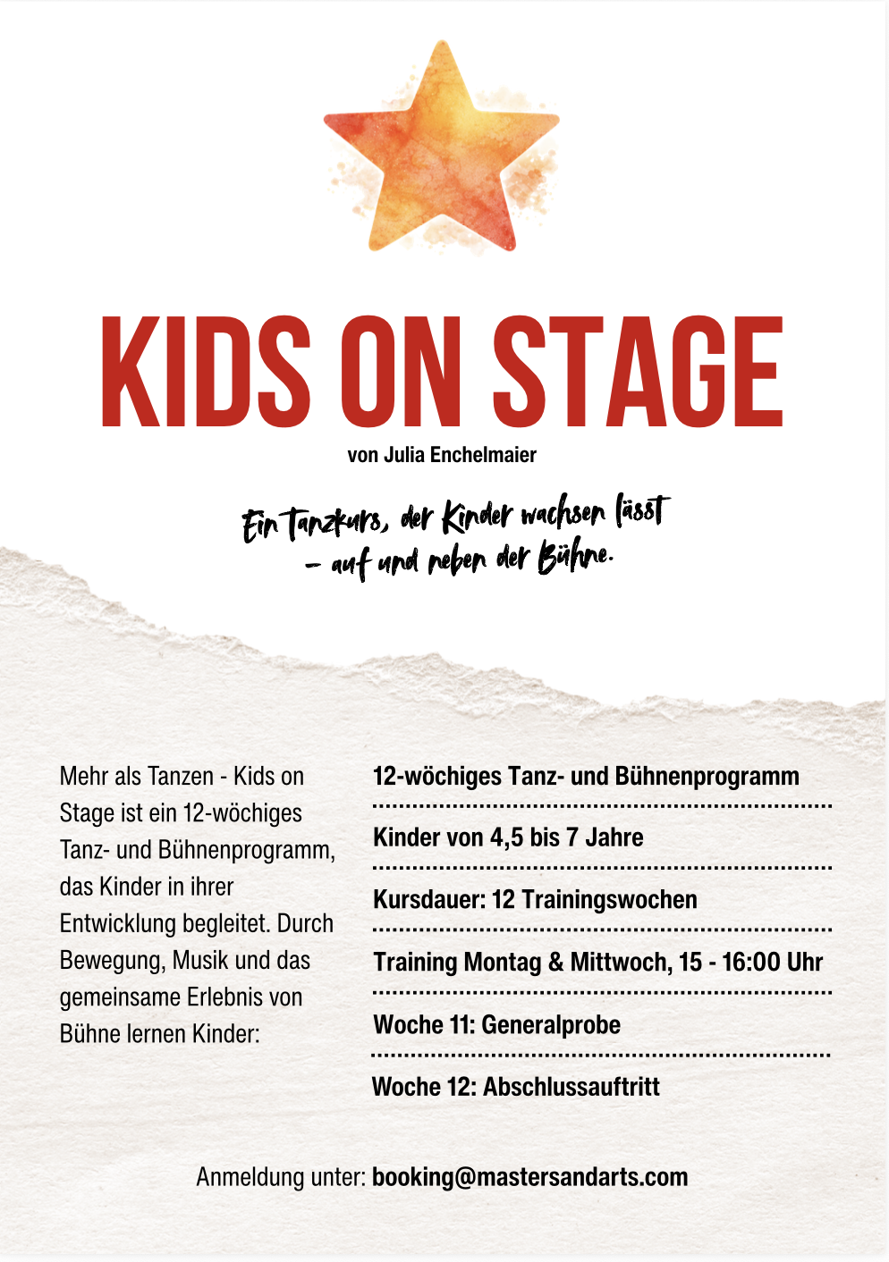 Kids On Stage von Julia Enchelmaier