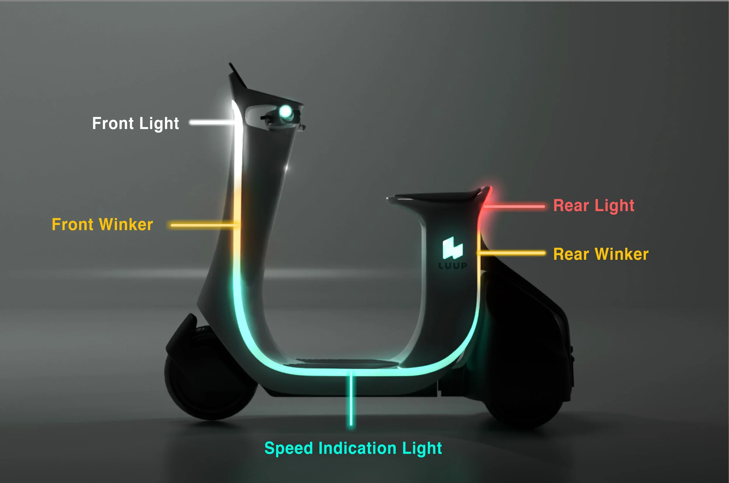 The concept was to integrate as much lighting functionalities in one single line