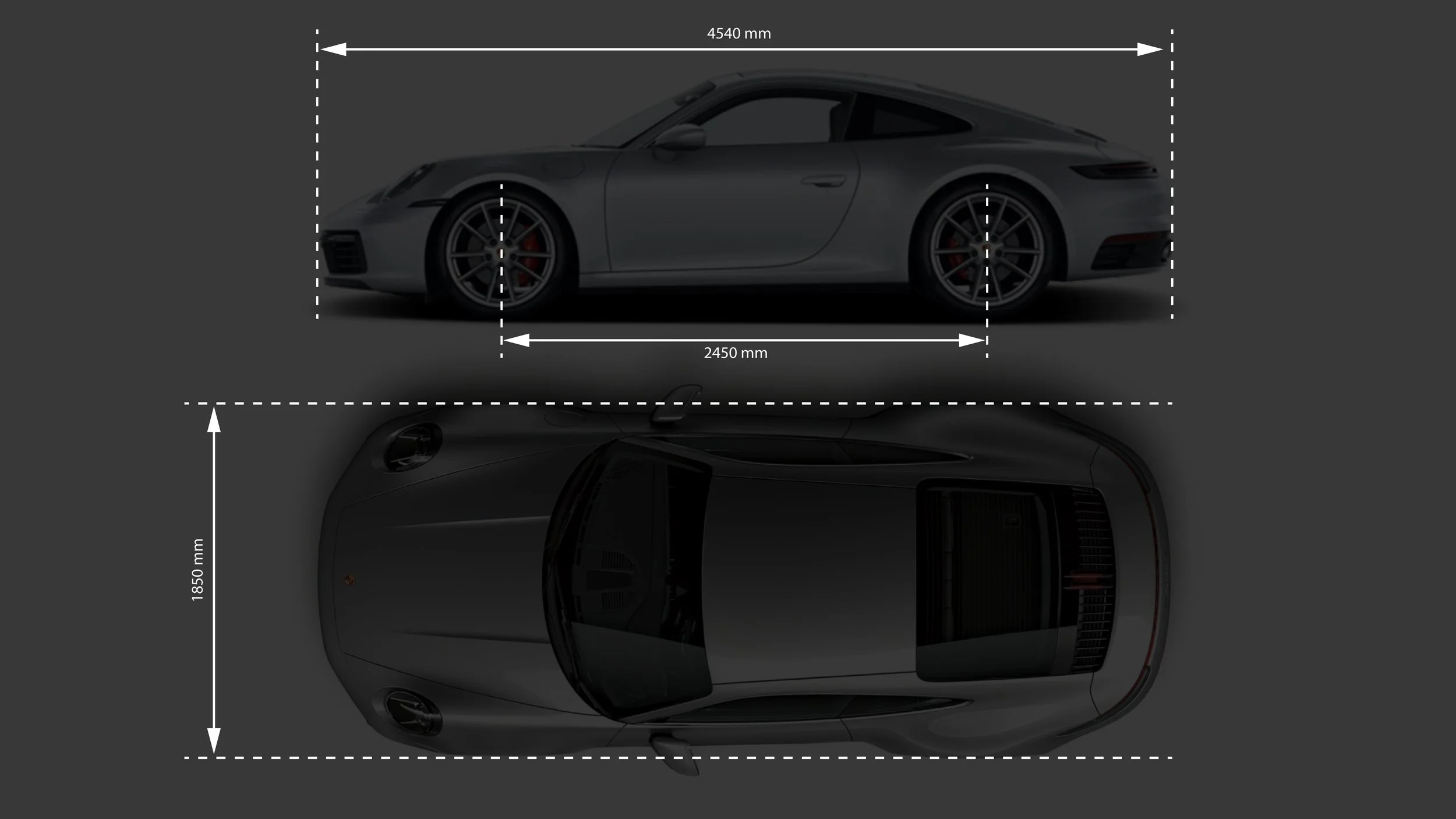 keeping the proportions of the current 911