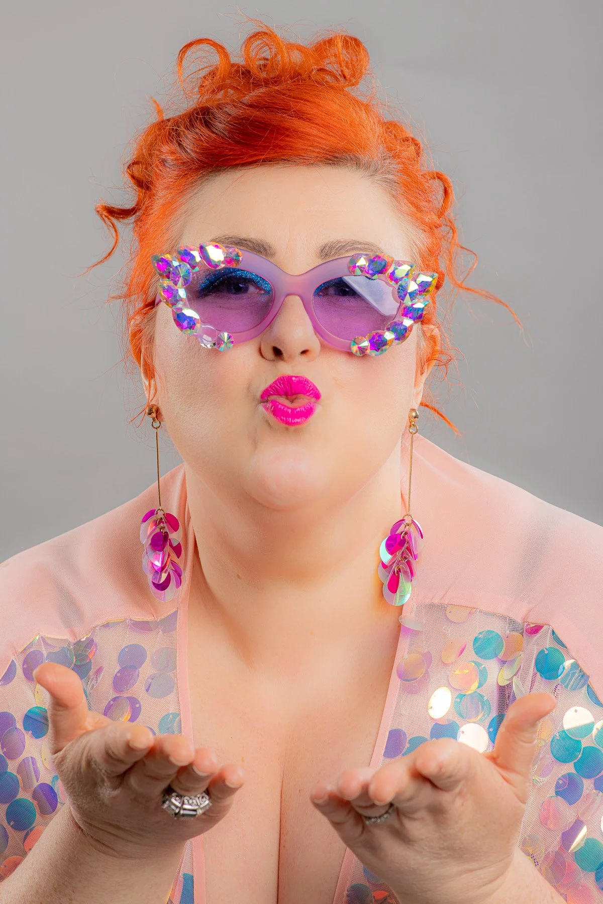 Michelle McManus live vocal performance at LGBTQ Pride event stage