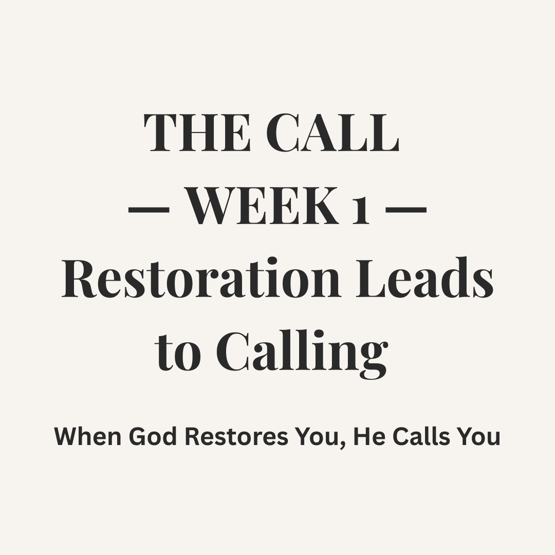 THE CALL — WEEK 1
