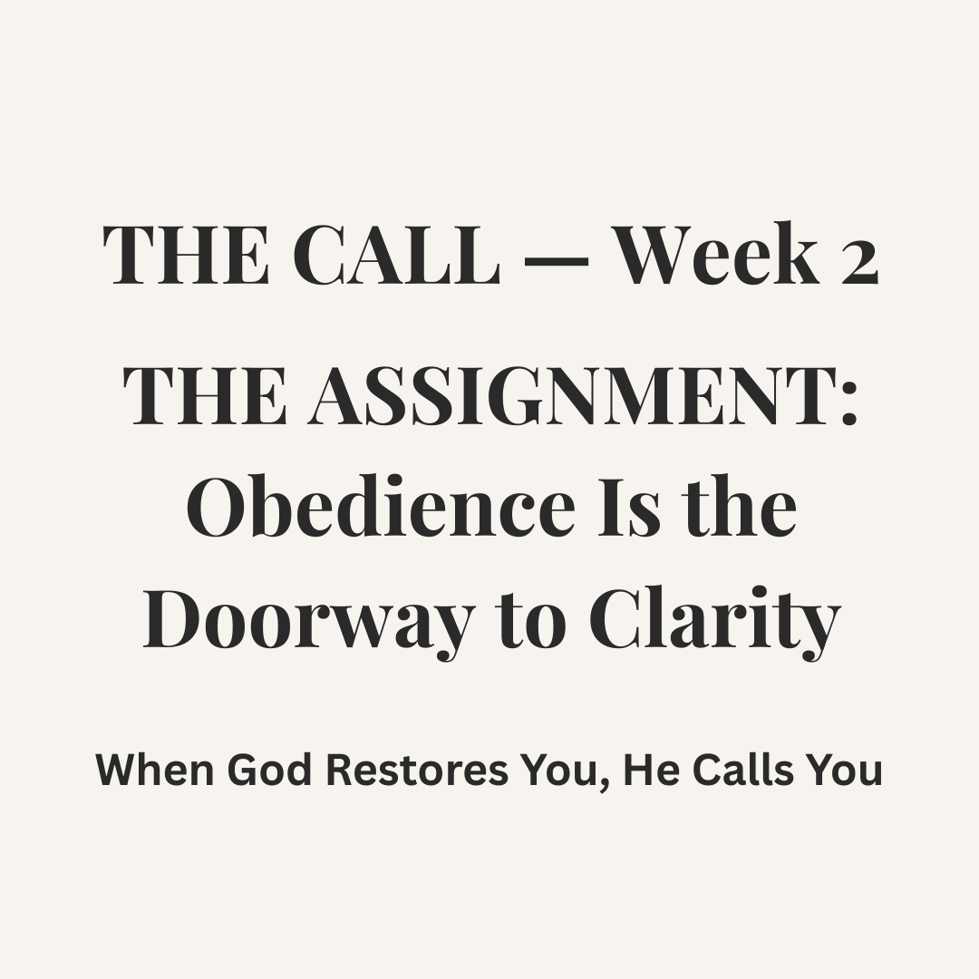 THE CALL — WEEK 2