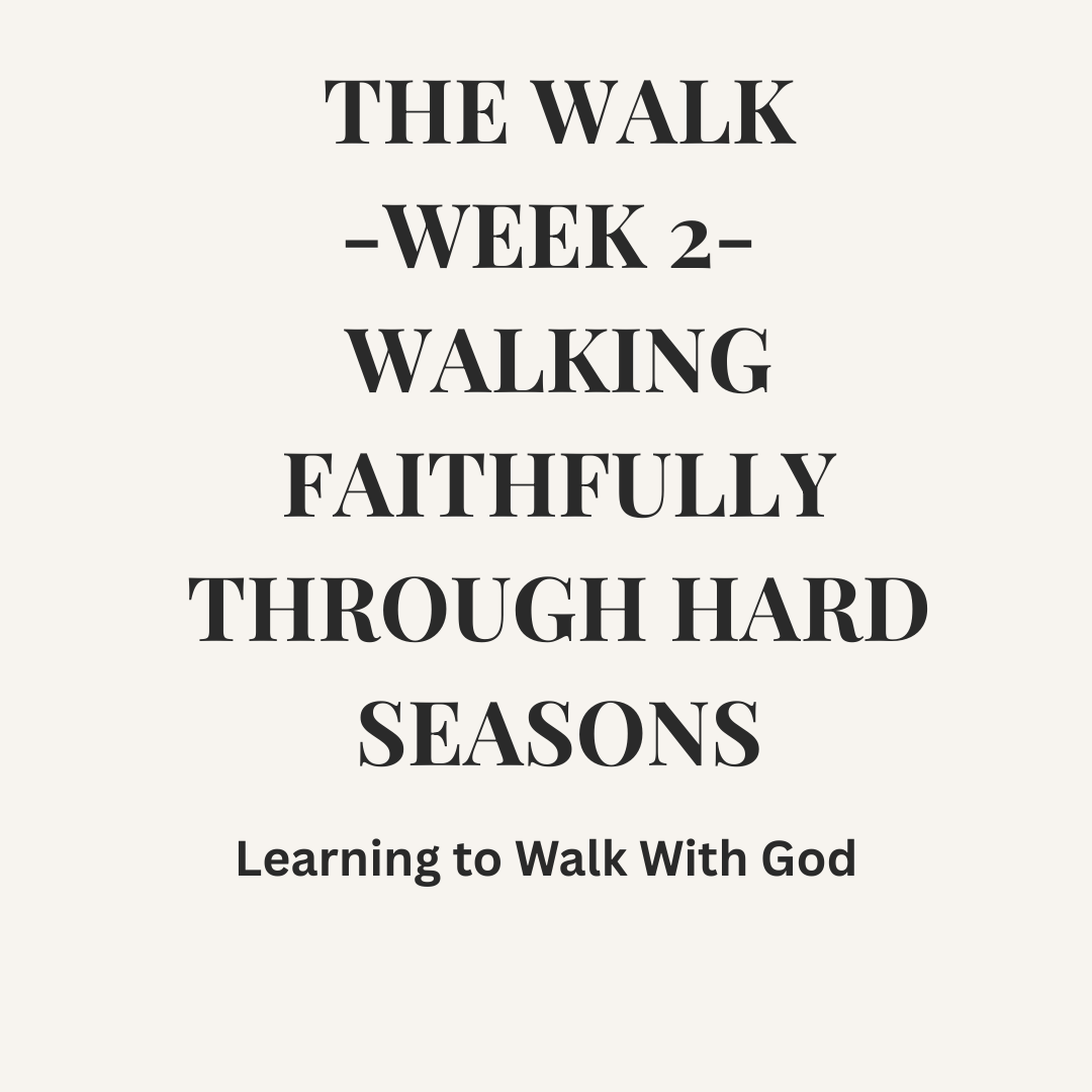 THE WALK — WEEK 2