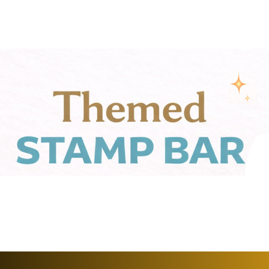 Themed Stamp Bar (Events + Celebrations) — up to 20 guests