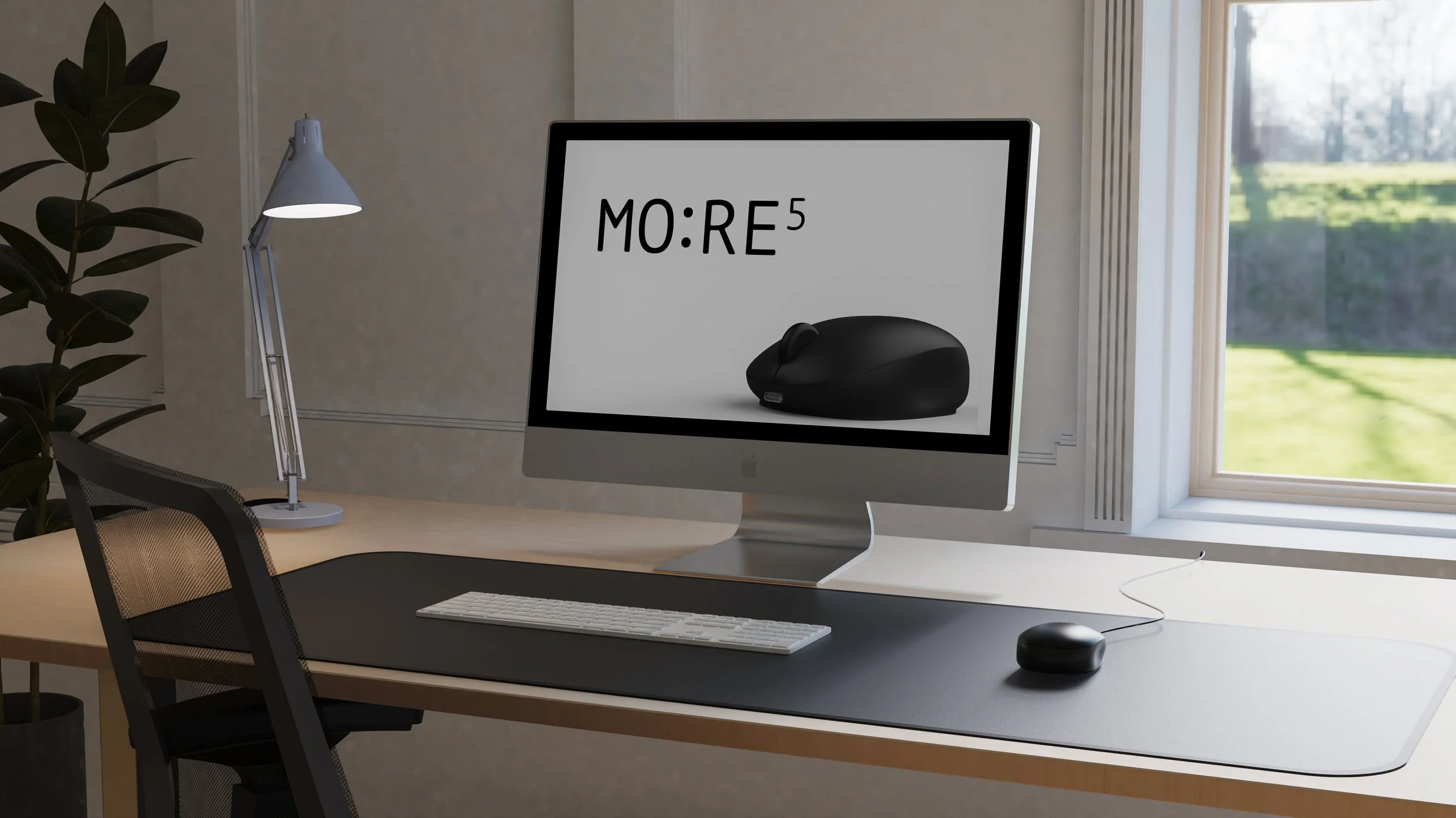 Ein Bild von der Computermaus