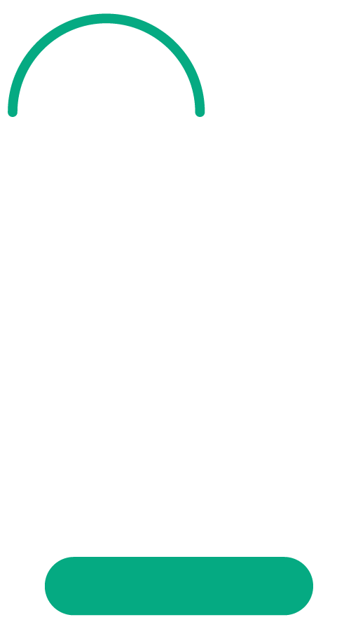 Icon of a hand with an extended index finger pressing a button, with a semi-circular arrow above indicating interaction or touch gesture.