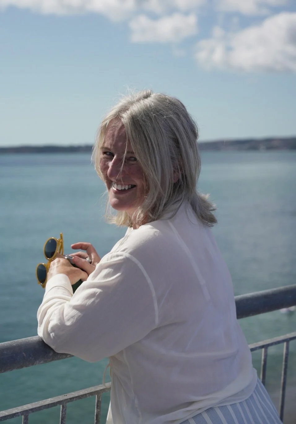 Dr Black by the seaside