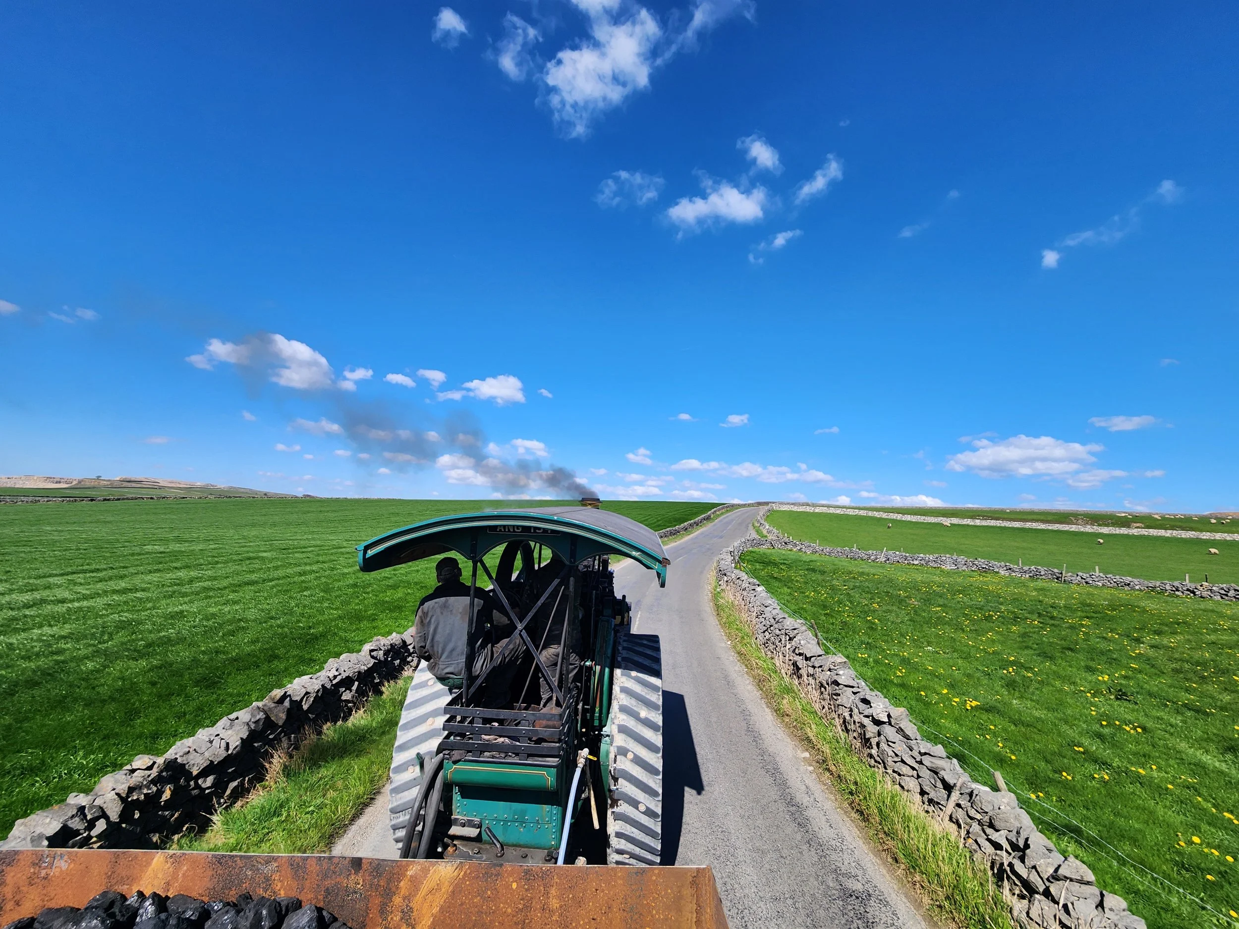 Vernon's first road trip of the year to celebrate passing his boiler test