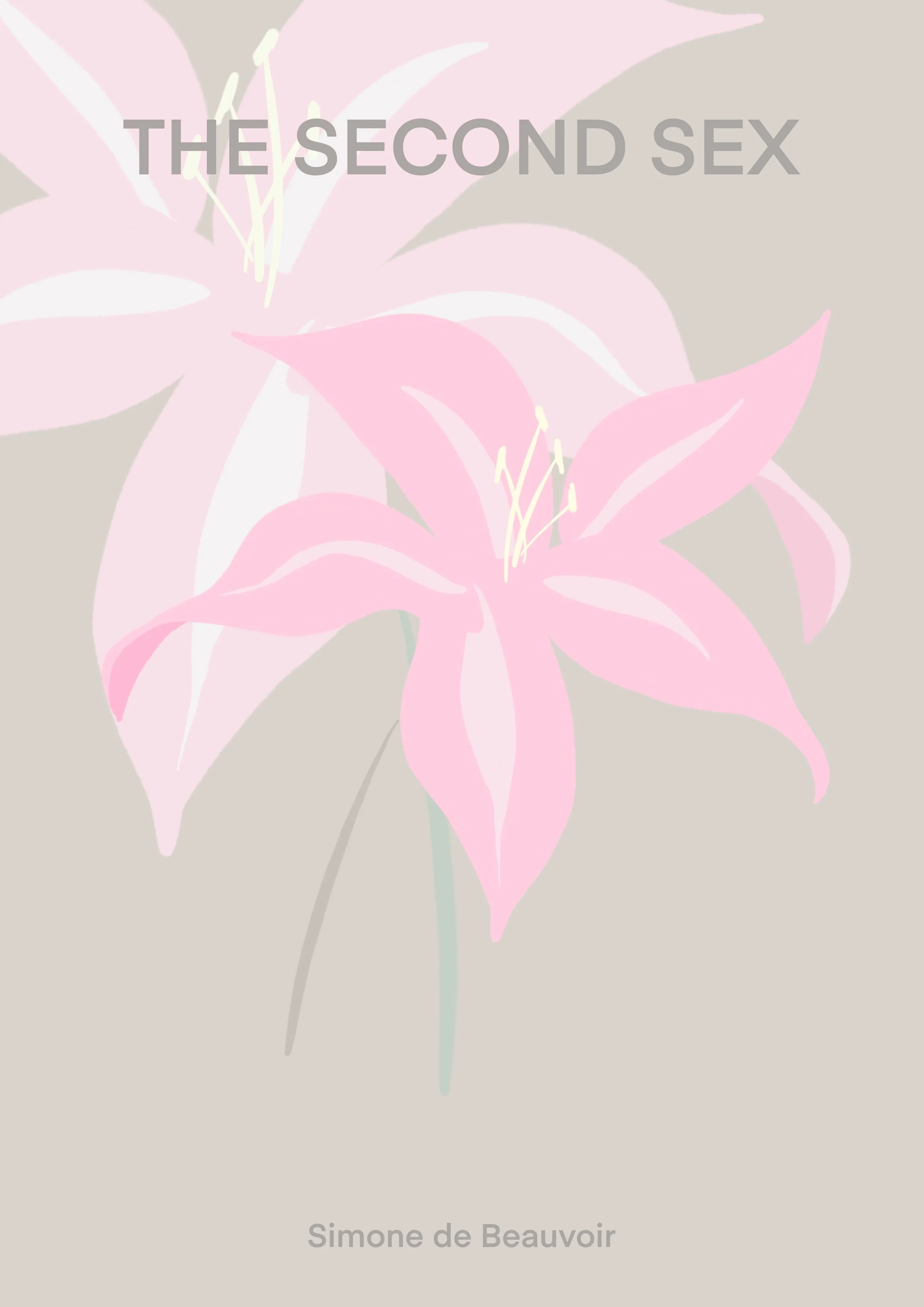 Book Cover Design for The Second Sex