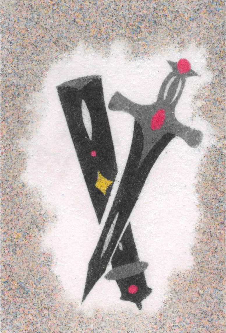 Sword Sand Drawing - So We'll Go No More A Roving