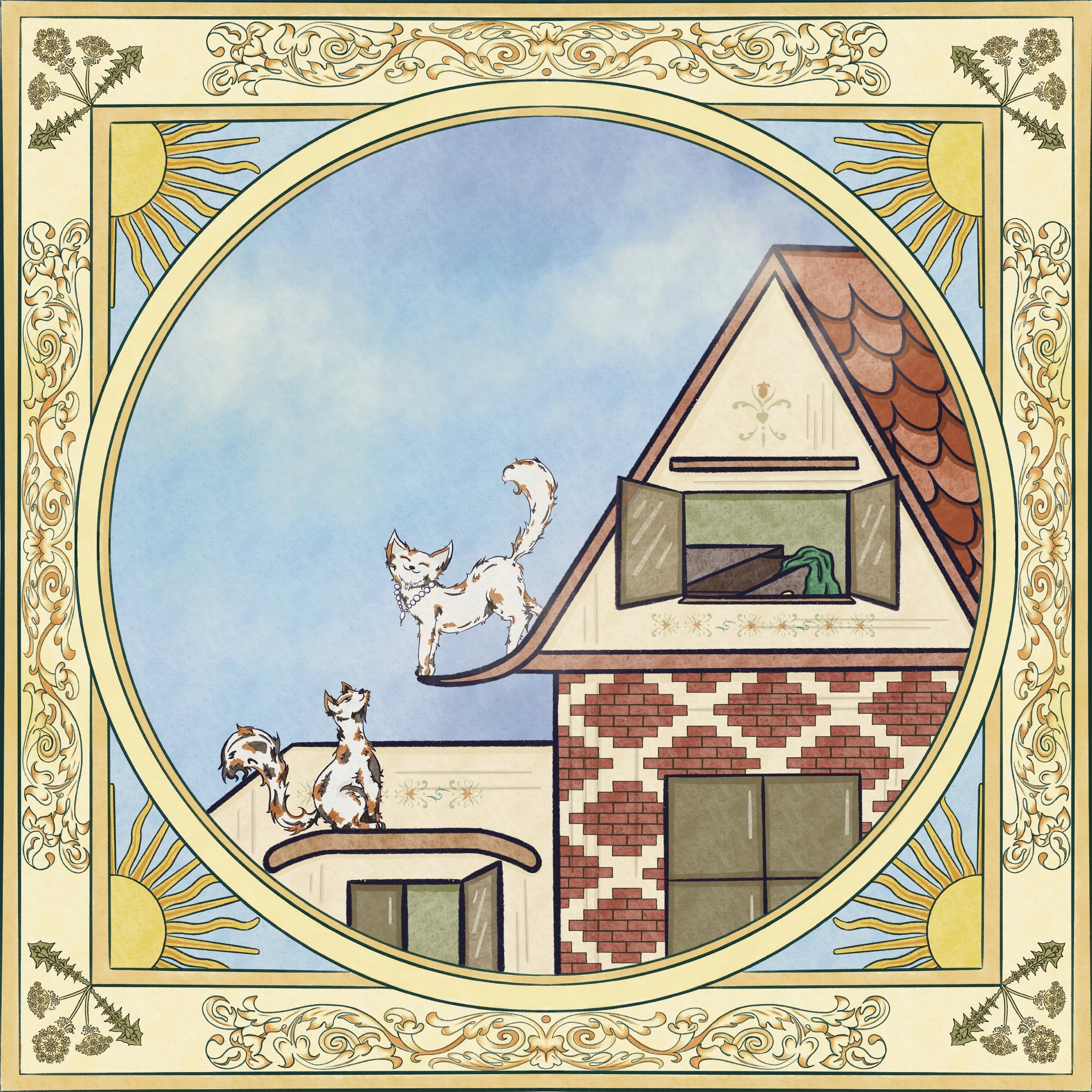 Mungojerrie And Rumpelteazer (Excerpt)
BY T S ELIOT

If the area window was found ajar
And the basement looked like a field of war,
If a tile or two came loose on the roof,
Which presently ceased to be waterproof,
If the drawers were pulled out from 