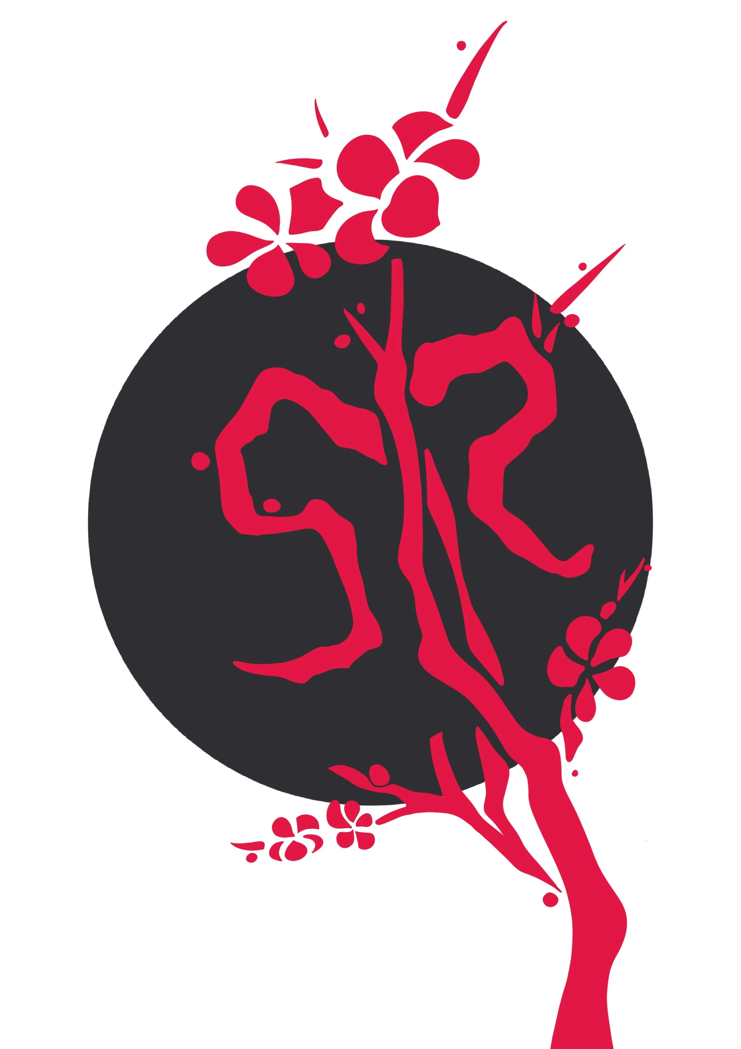 梅 Plum Blossom - A digital interpretation of winter resilience, expressing strength through stillness and renewal through bloom.