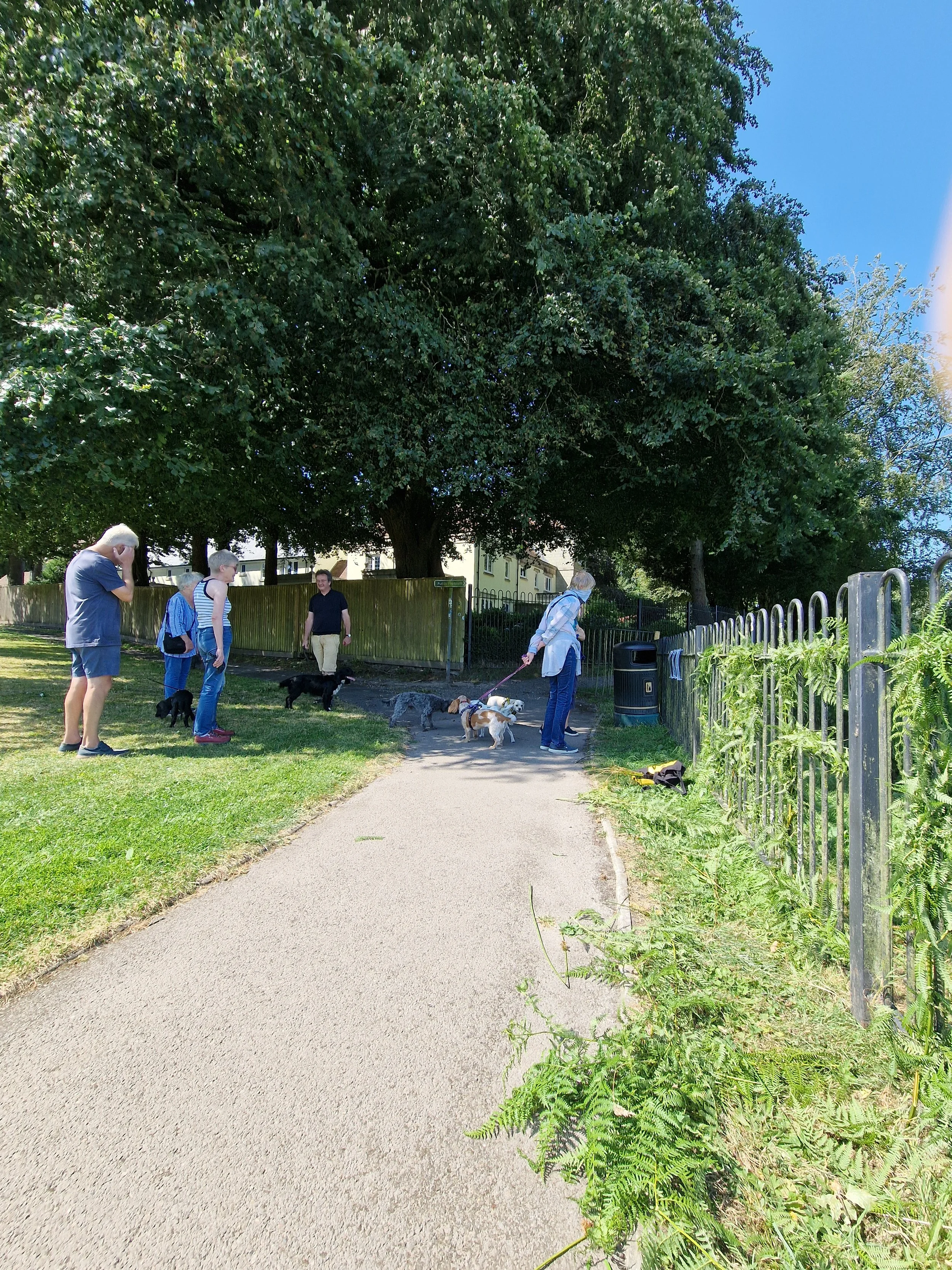 ...lots of people stopped to talk sharing stories of the local area and landscape.