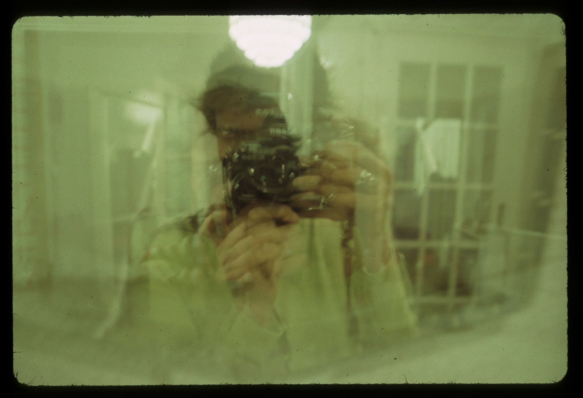 Self Portrait in Mirrors (2006)
Expired Kodachrome film, multiple exposure.