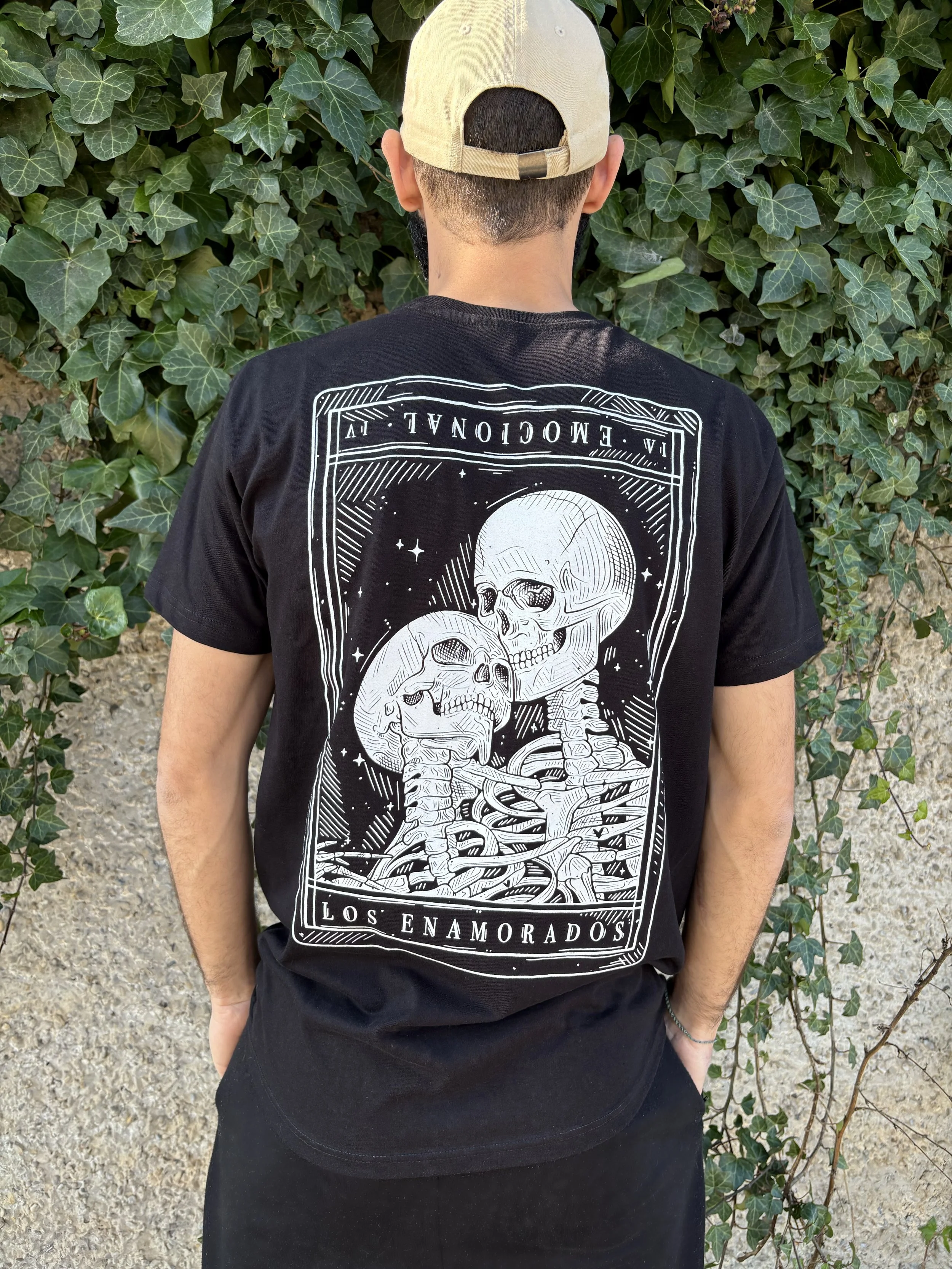 Camiseta tarot "Los amantes"