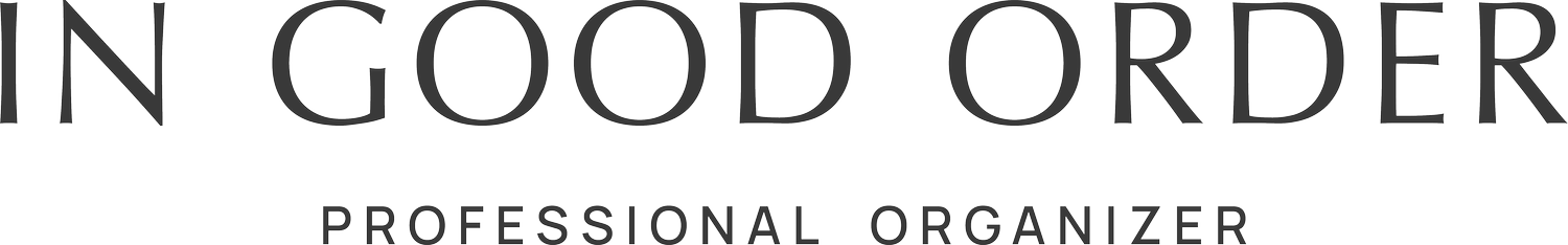 In Good Order | Professional Organizing