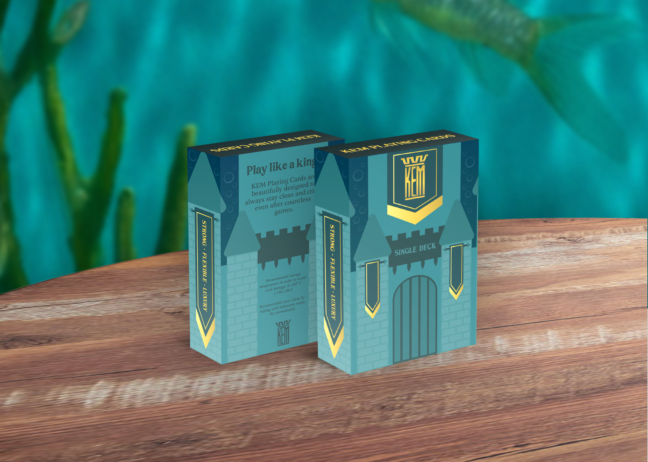 KEM Playing Cards Packaging Design