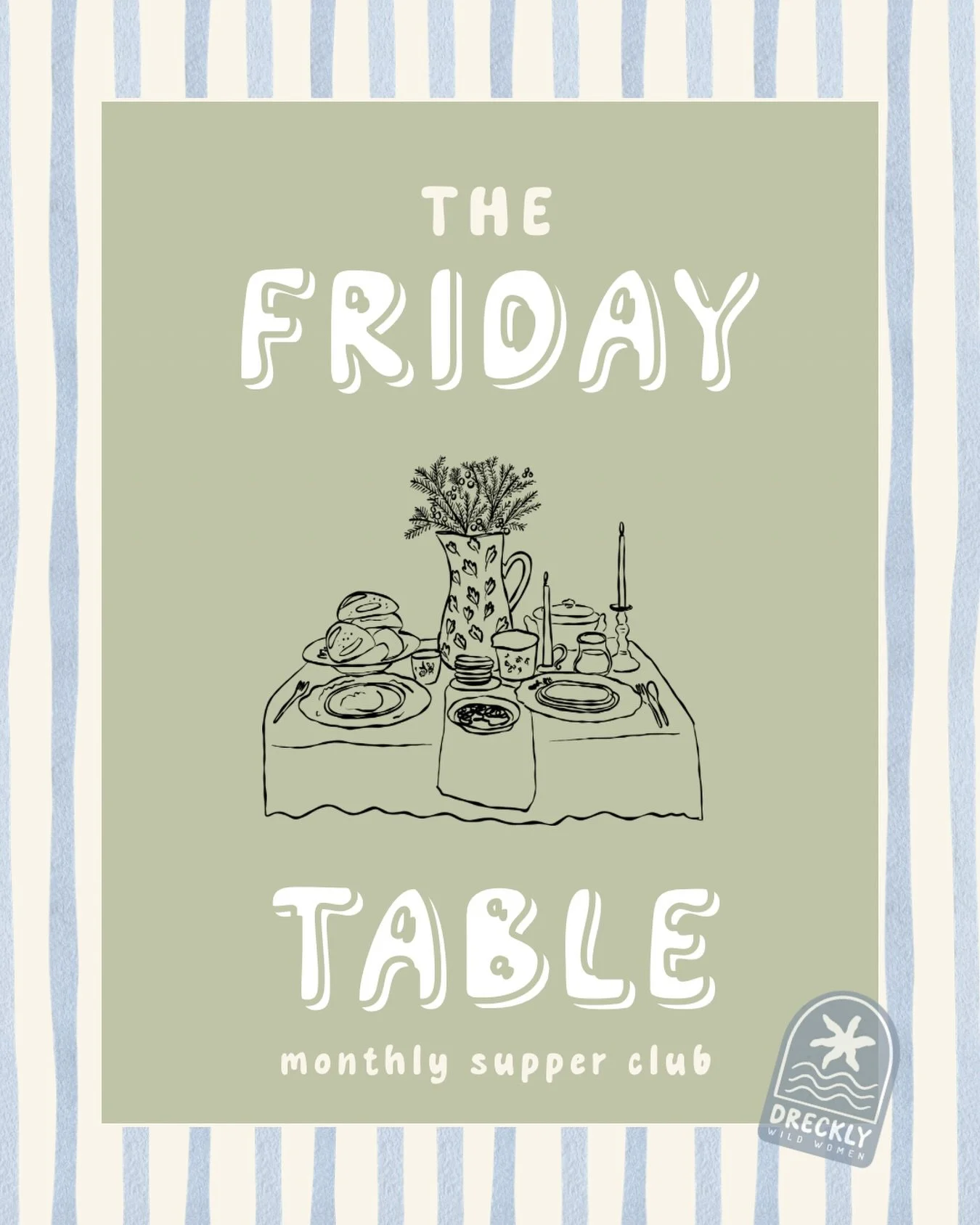 Something new has arrived&hellip;

Once a month, we gather around a table. 🍽️ 🍸
A place chosen by our Dreckly members.

A community dinner.
Just 10 seats.
A different location each month.

Join us - link in bio 🤍

#cornishcommunity 
#drecklywildwo