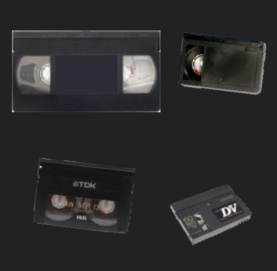 VHS/VHS-C  |  Hi 8/Digital 8  |  MINI-DV to DVD TRANSFERS
