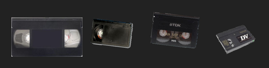 VHS/VHS-C  |  Hi 8/Digital 8  |  MINI-DV to DVD TRANSFERS