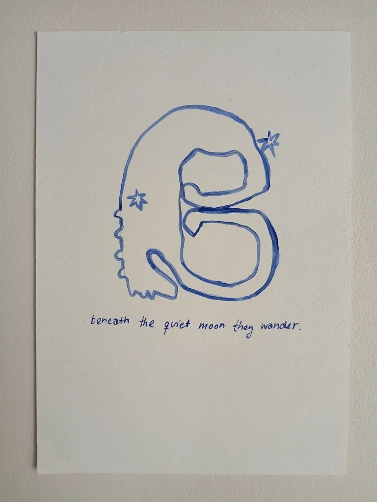 Moonlight Alphabet - Letter B